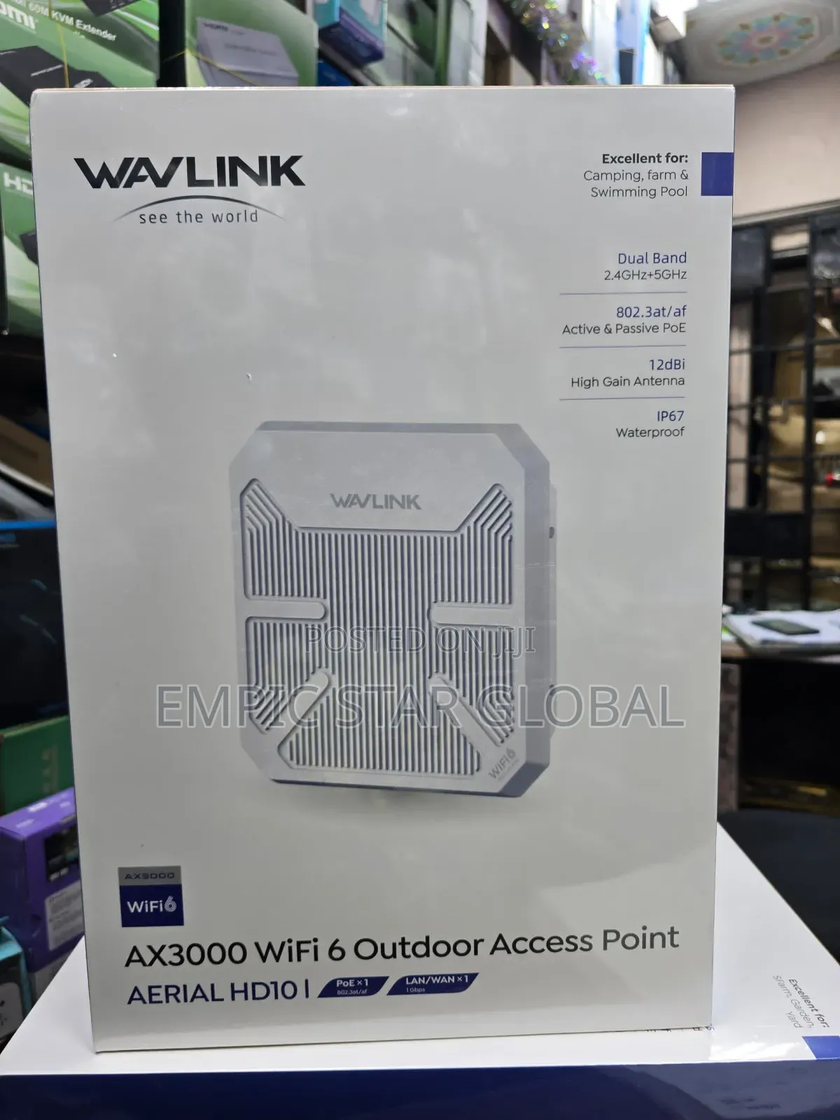 Wavlink Ax3000 Wifi 6 Outdoor Access Point