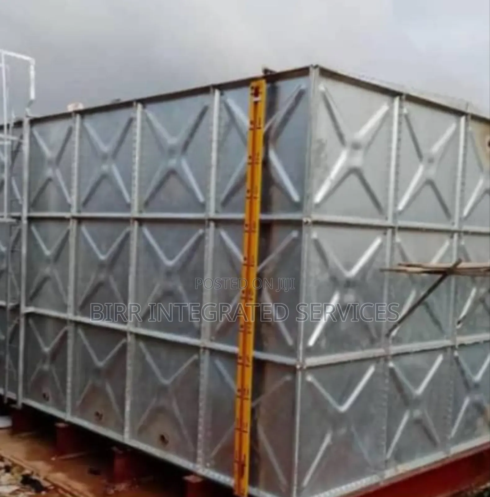 Pressed Steel Galvanized Water Tank