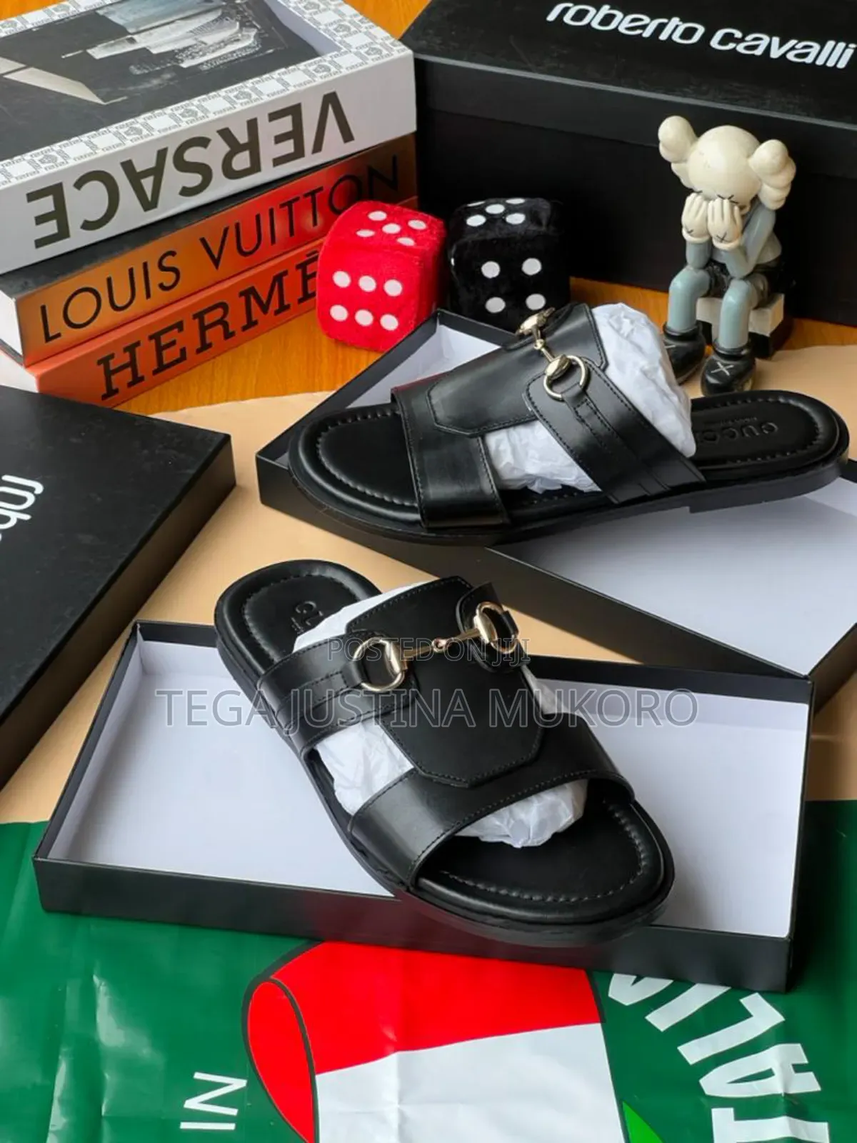 Roberto Cavalli Men's Pam Slippers