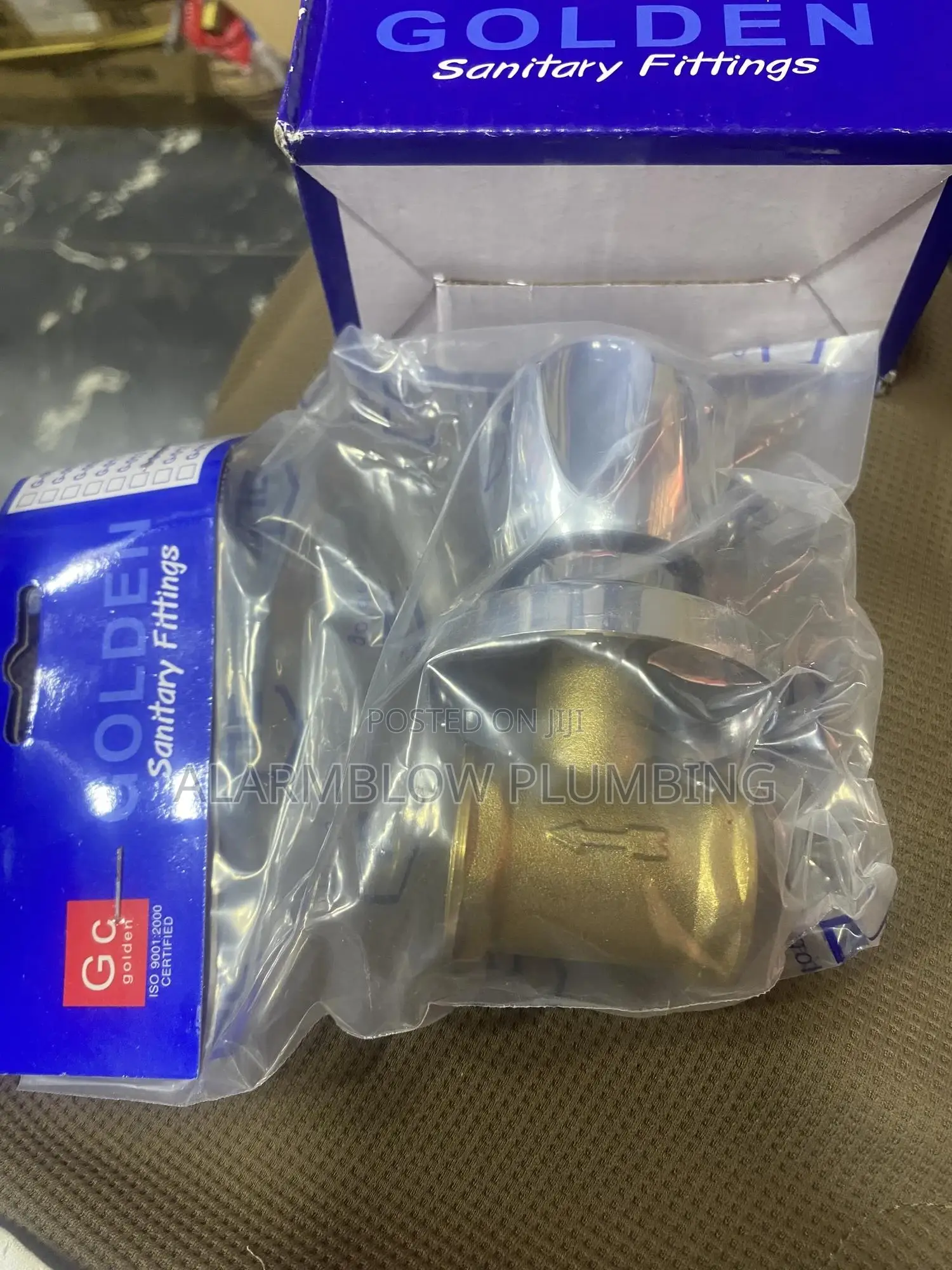 3/4 Golden Sanitary Fittings Shower Valve. (Stop Cock)