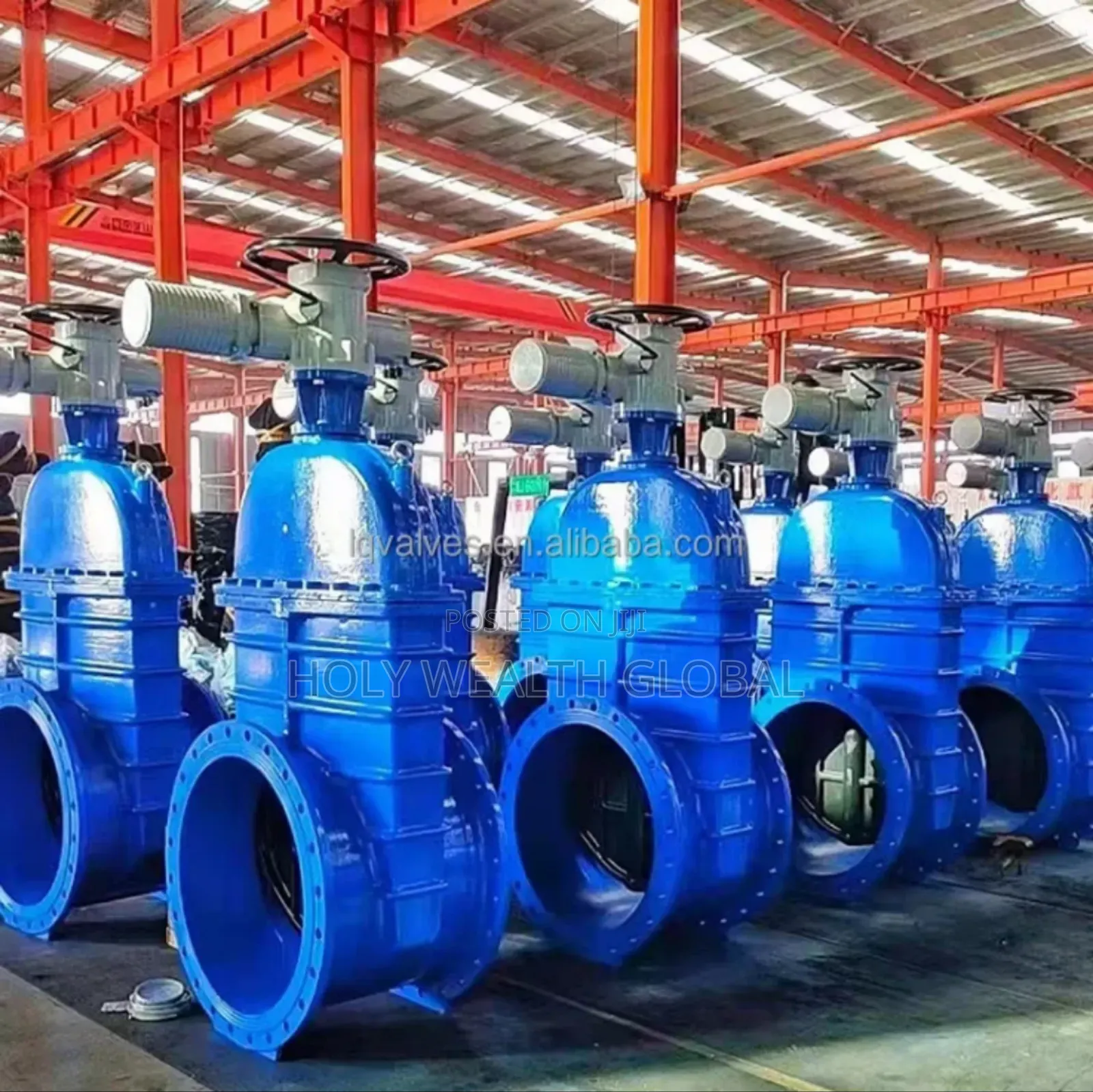Seated Ductile Iron Flanged Gate Valve, Electric Sluice Gate Valve