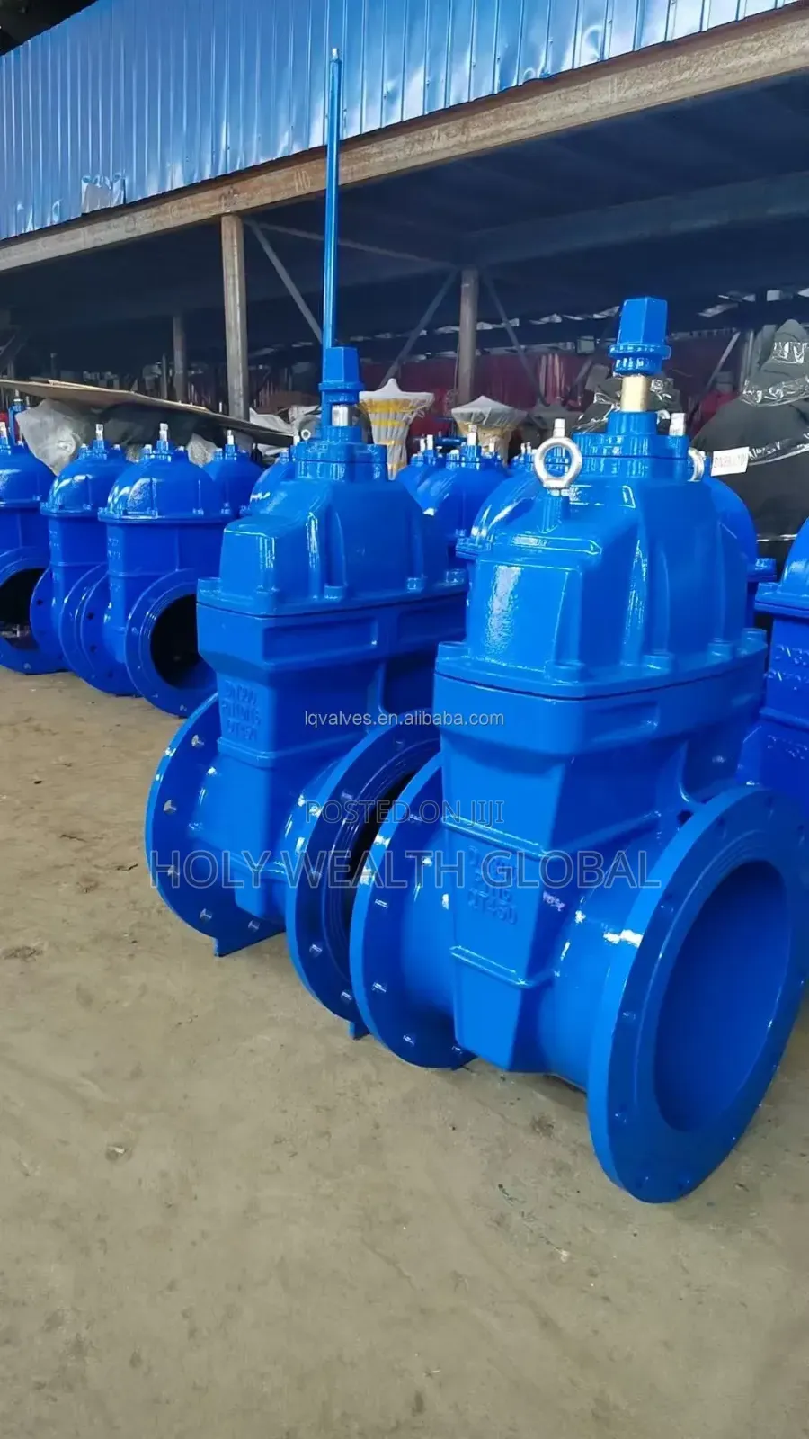 Seated Ductile Iron Flanged Gate Valve, Electric Sluice Gate Valve