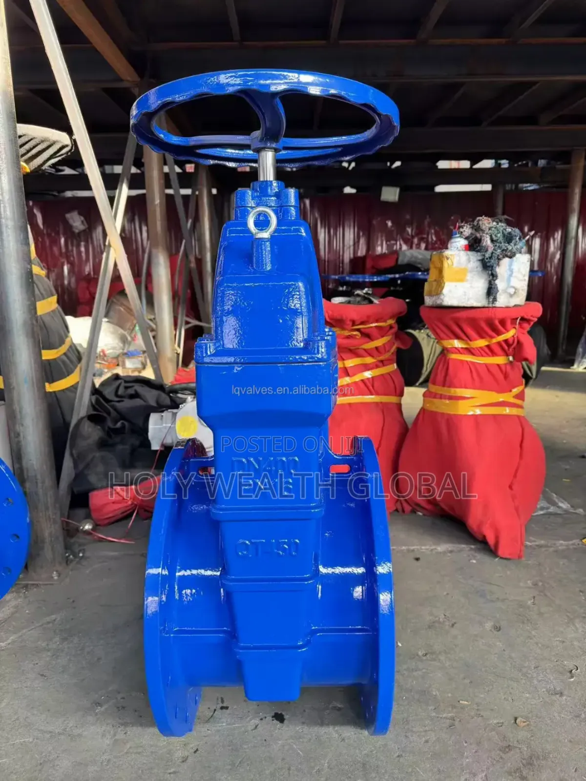 Seated Ductile Iron Flanged Gate Valve, Electric Sluice Gate Valve