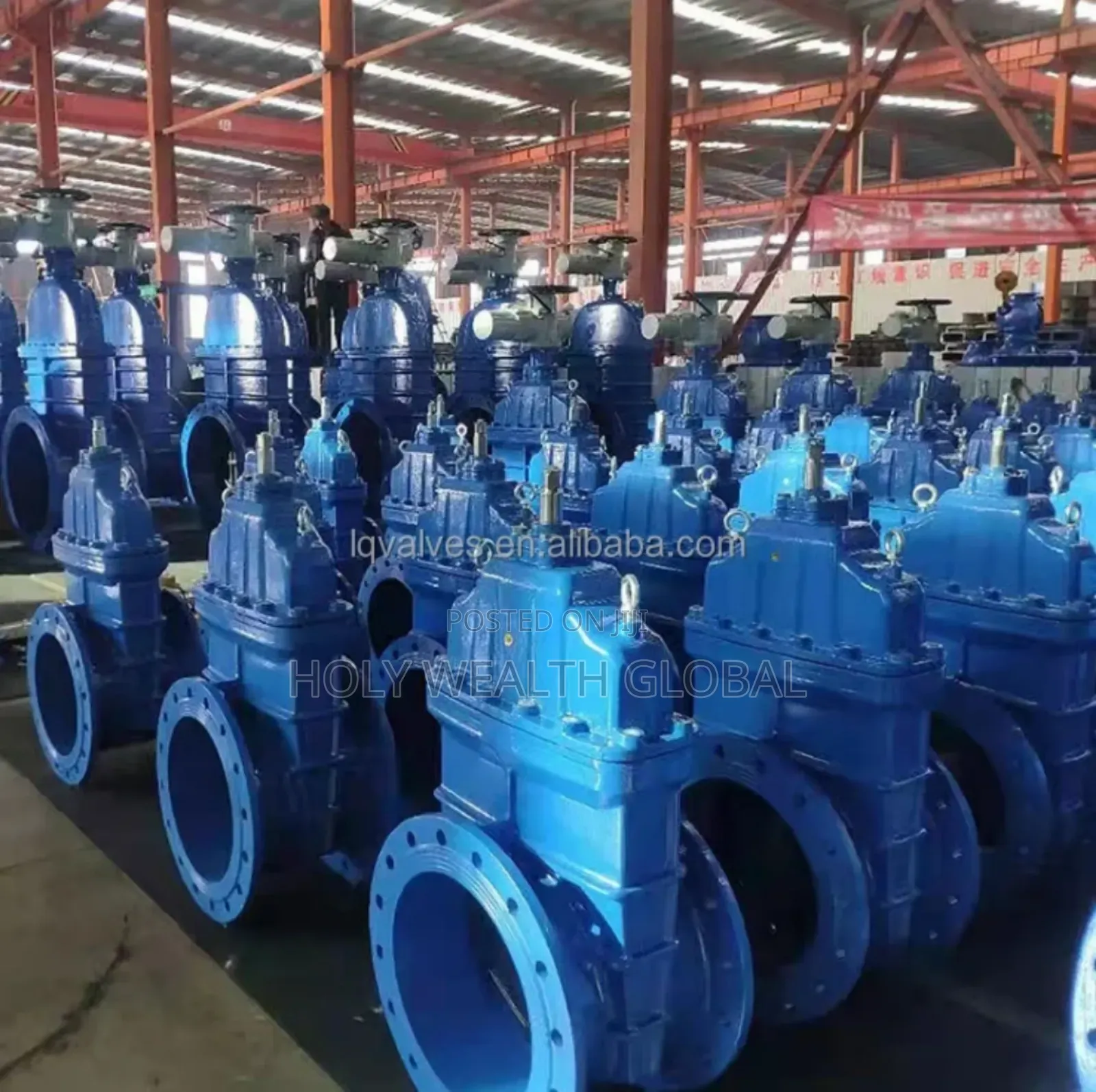 Seated Ductile Iron Flanged Gate Valve, Electric Sluice Gate Valve