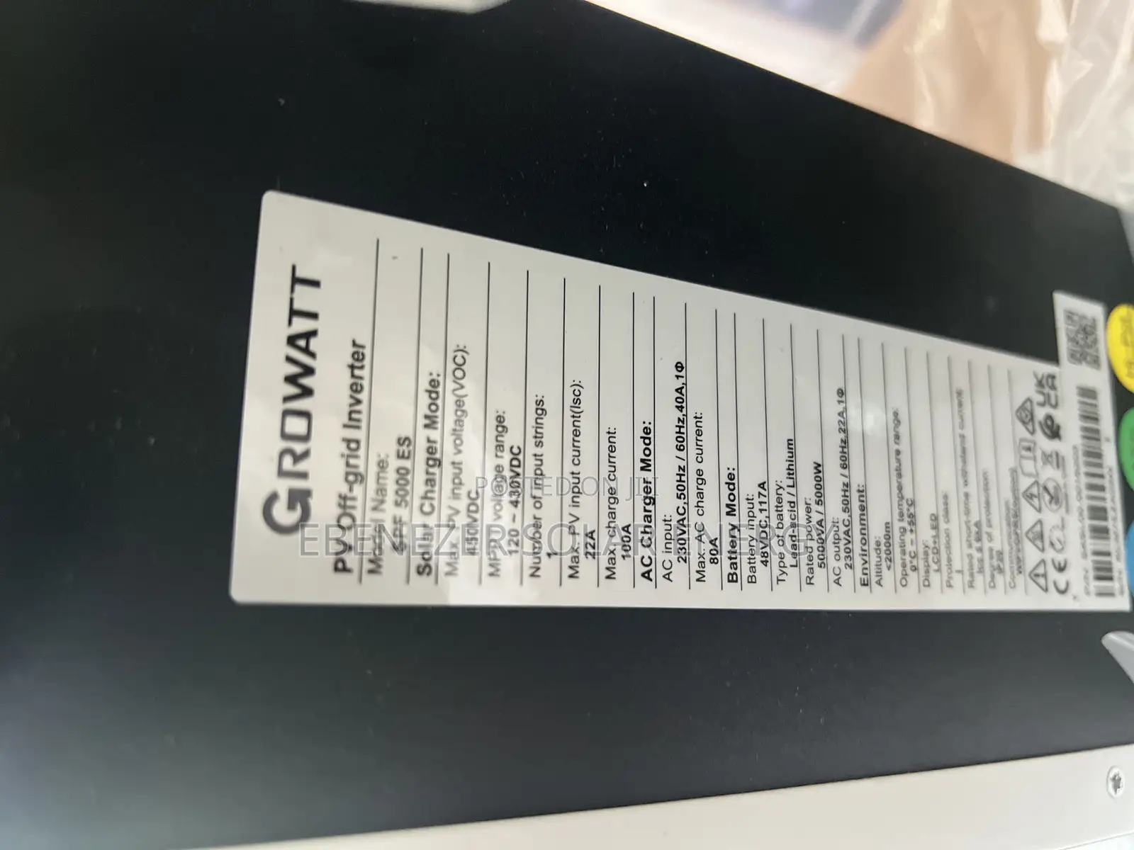 5kva Growatt Hybrid Inverter 48v