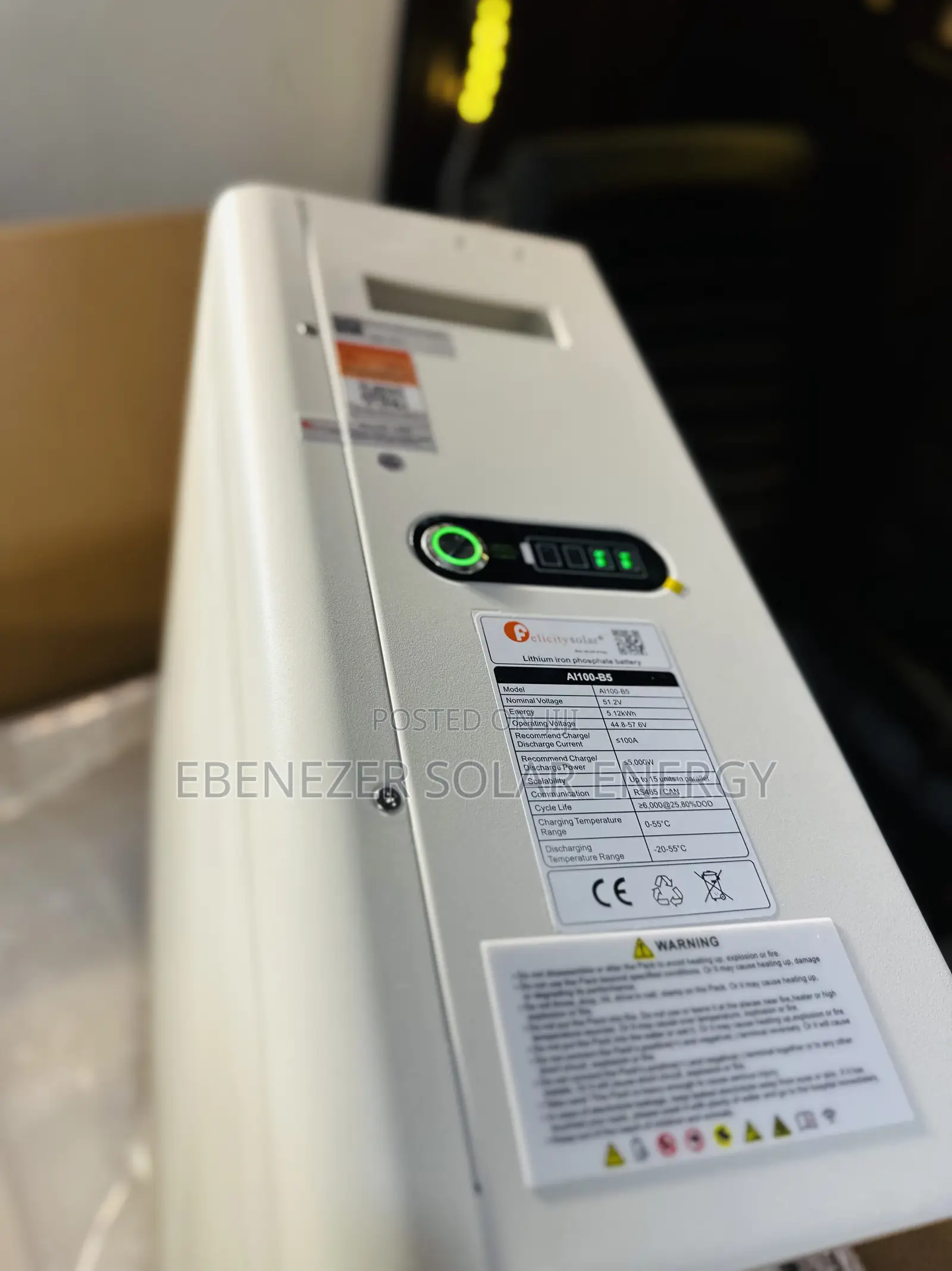 5kwh Felicity Lithium Battery 51.2v