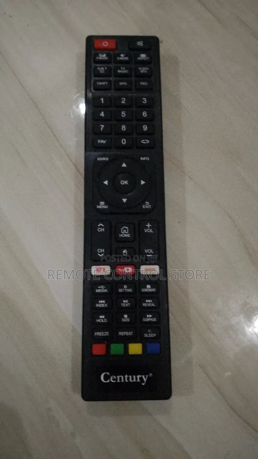 Remote Control for Century
Smart 
Tv