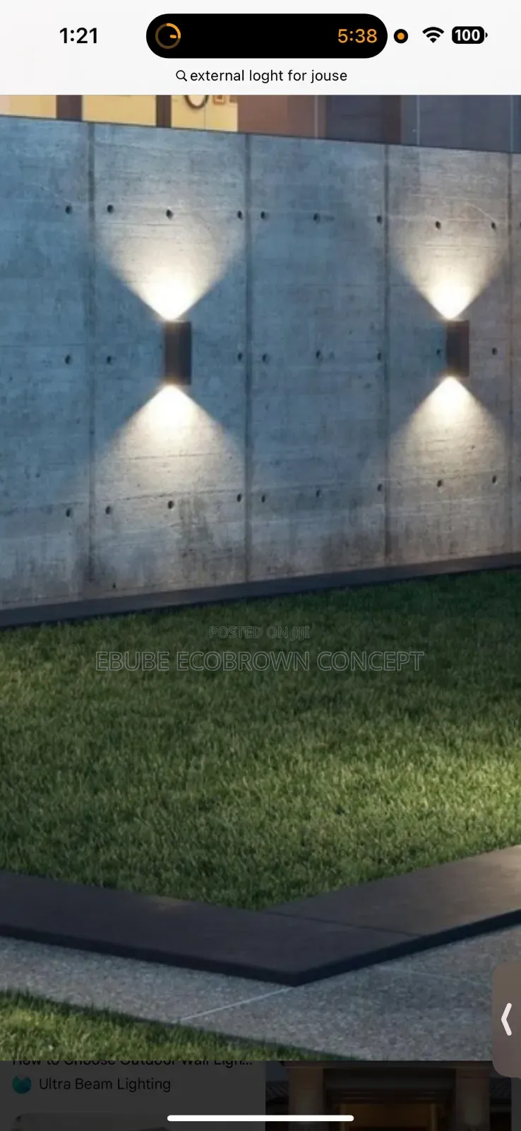 Latest Design Led Outdoor Wall Light
