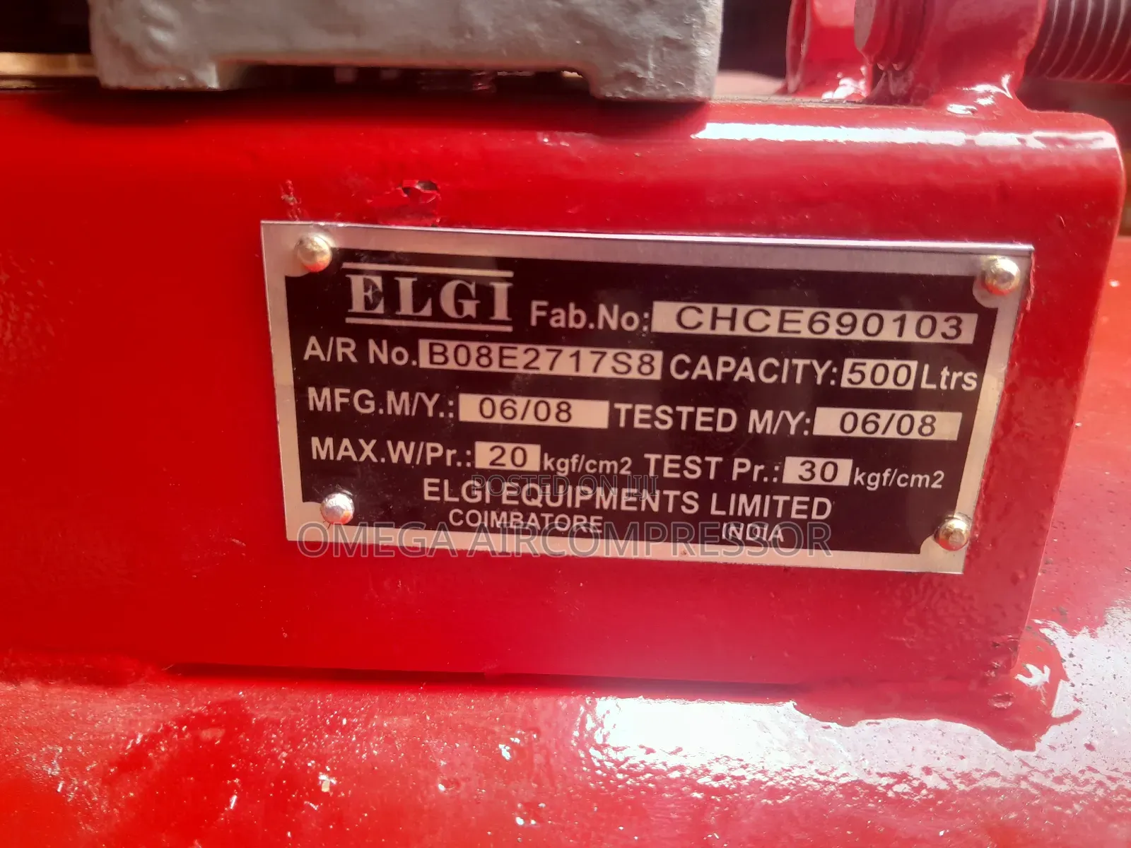 20hp Air Compressor With 300ltr Tank