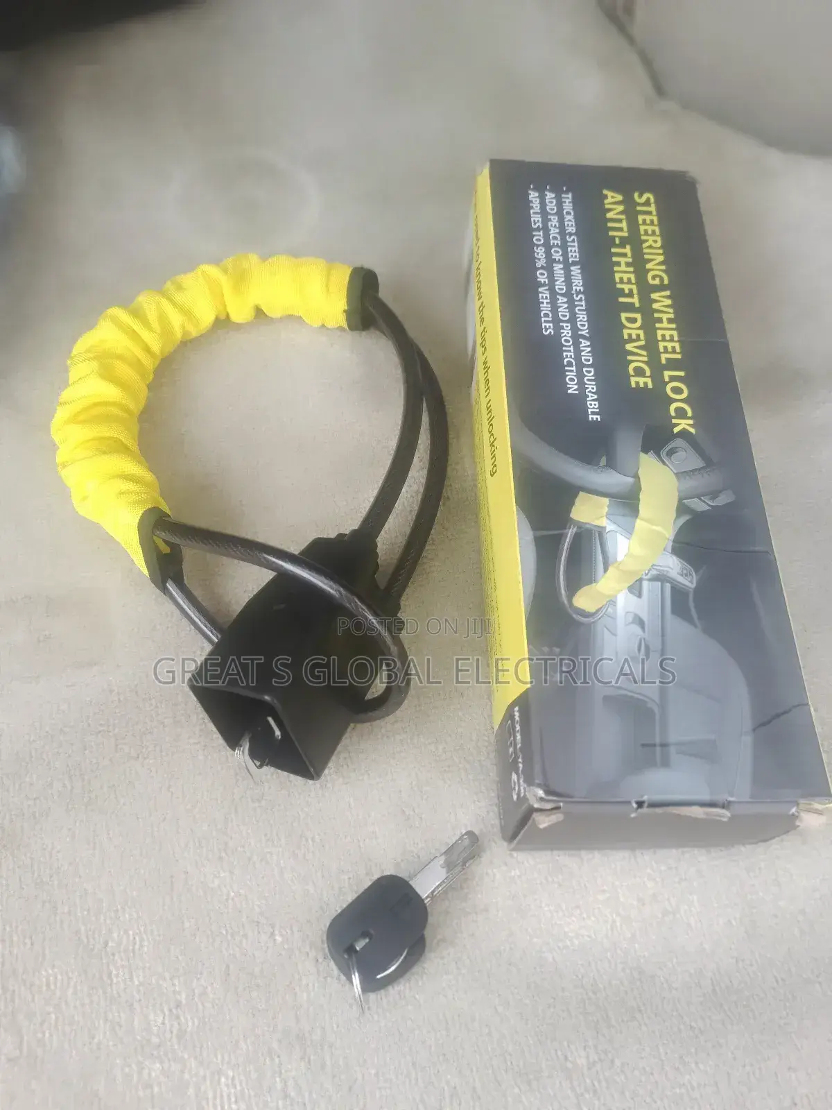 Steering Wheel Lock Anti -Theft Device