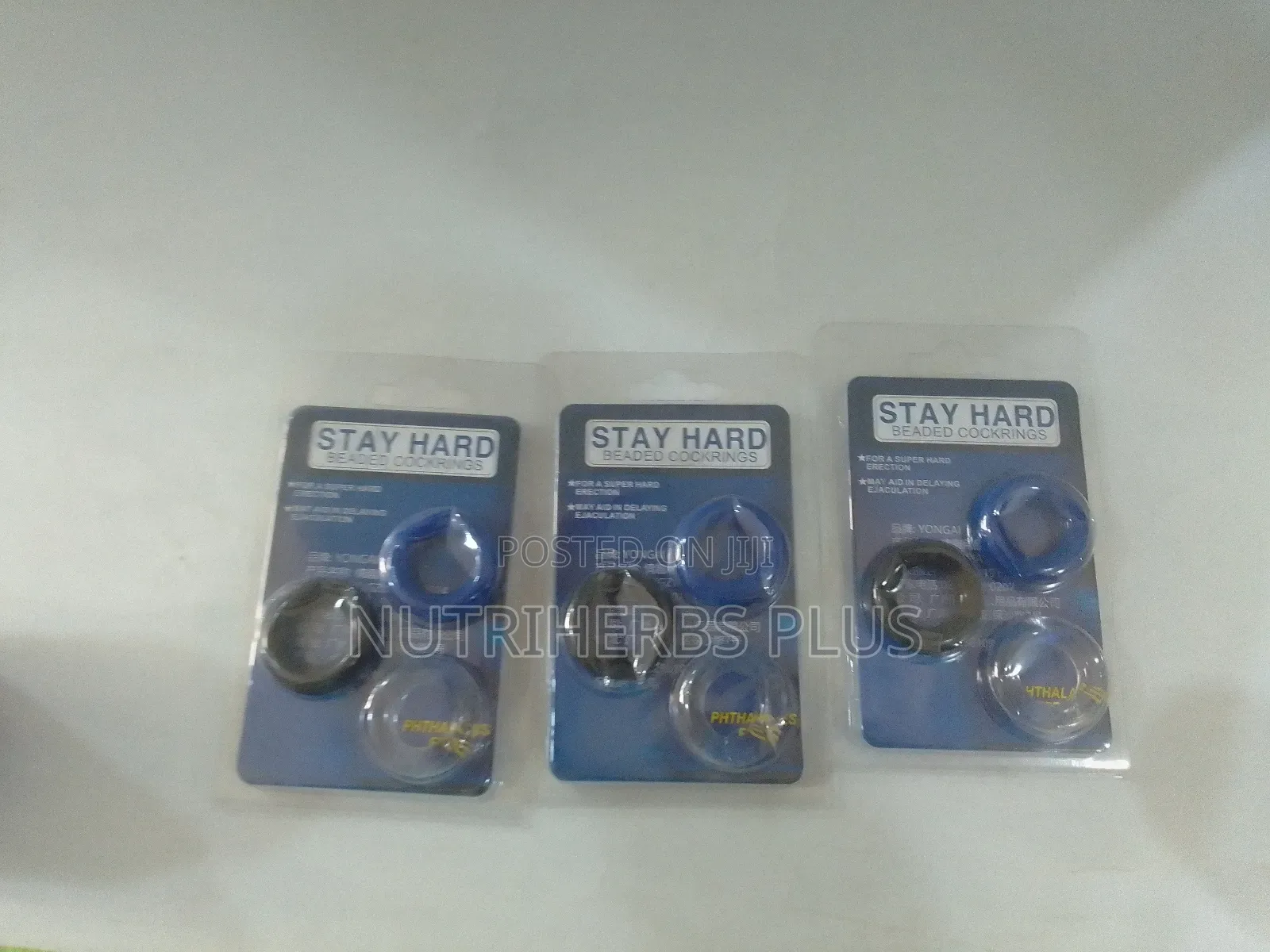Stay Hard Beaded Cock Ring: For Hard Erection Prolonged Ejaculations