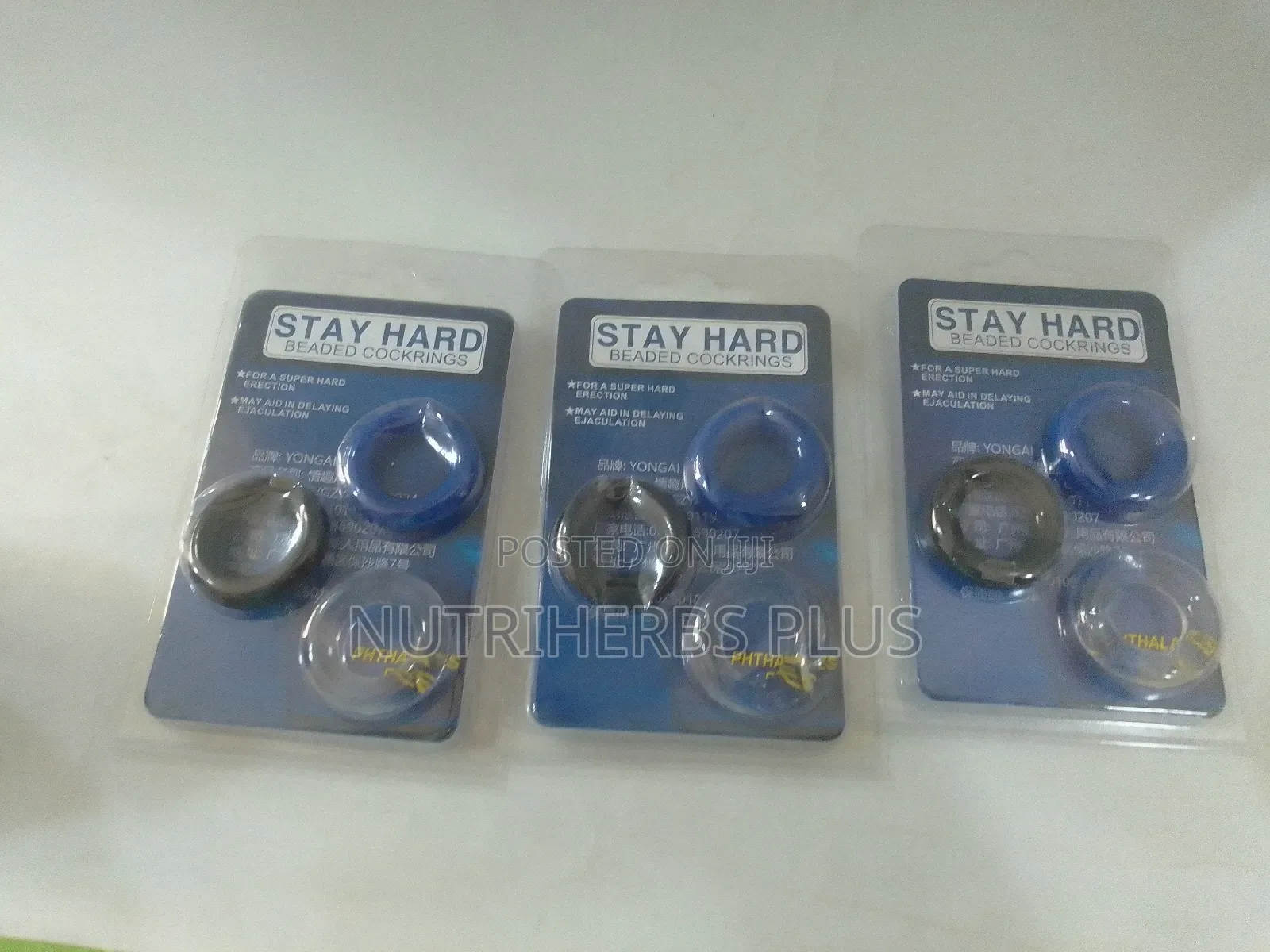 Stay Hard Beaded Cock Ring: For Hard Erection Prolonged Ejaculations