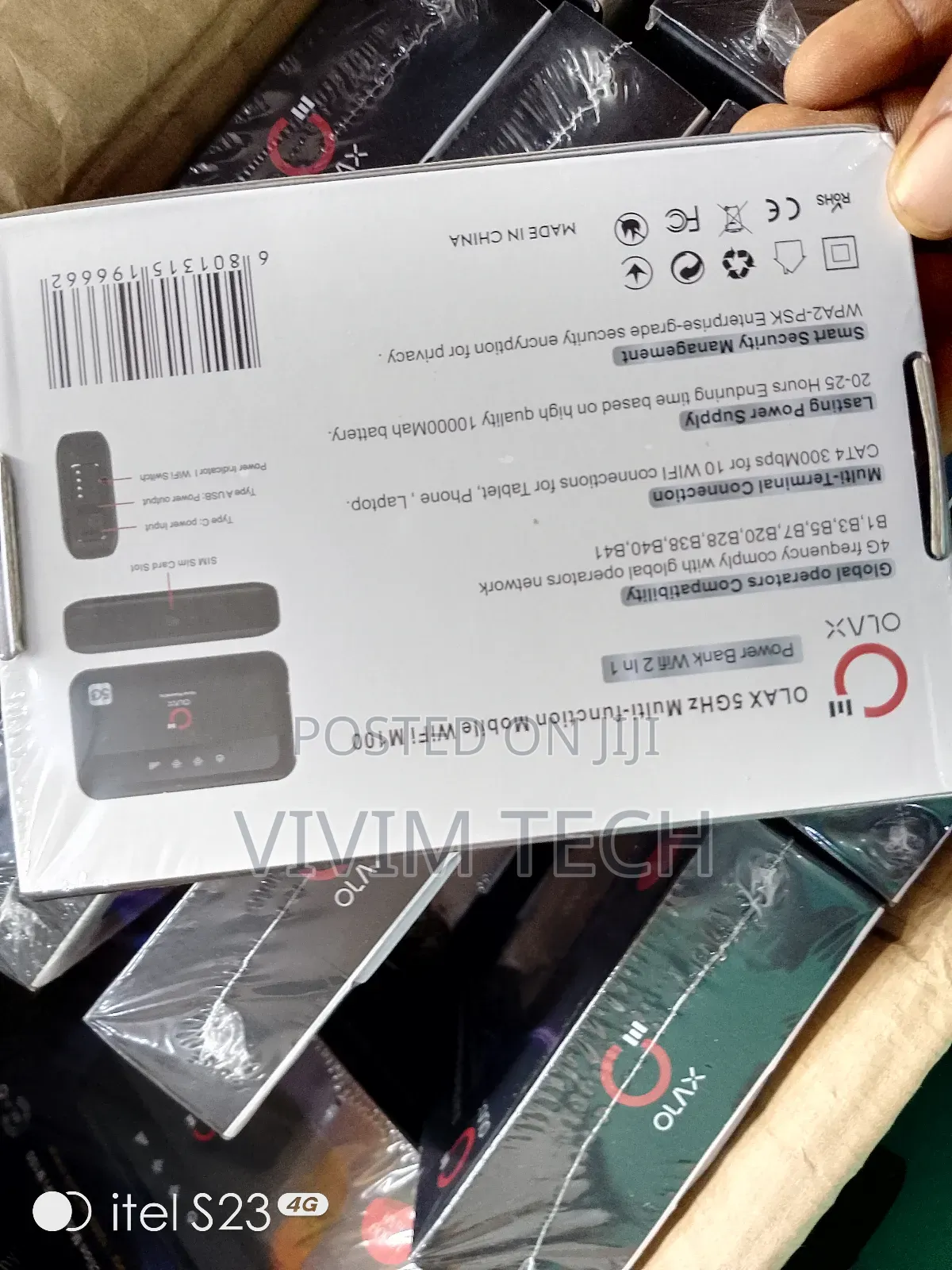 M100 Olax 5ghz Mobile Dual Band Wifi 6