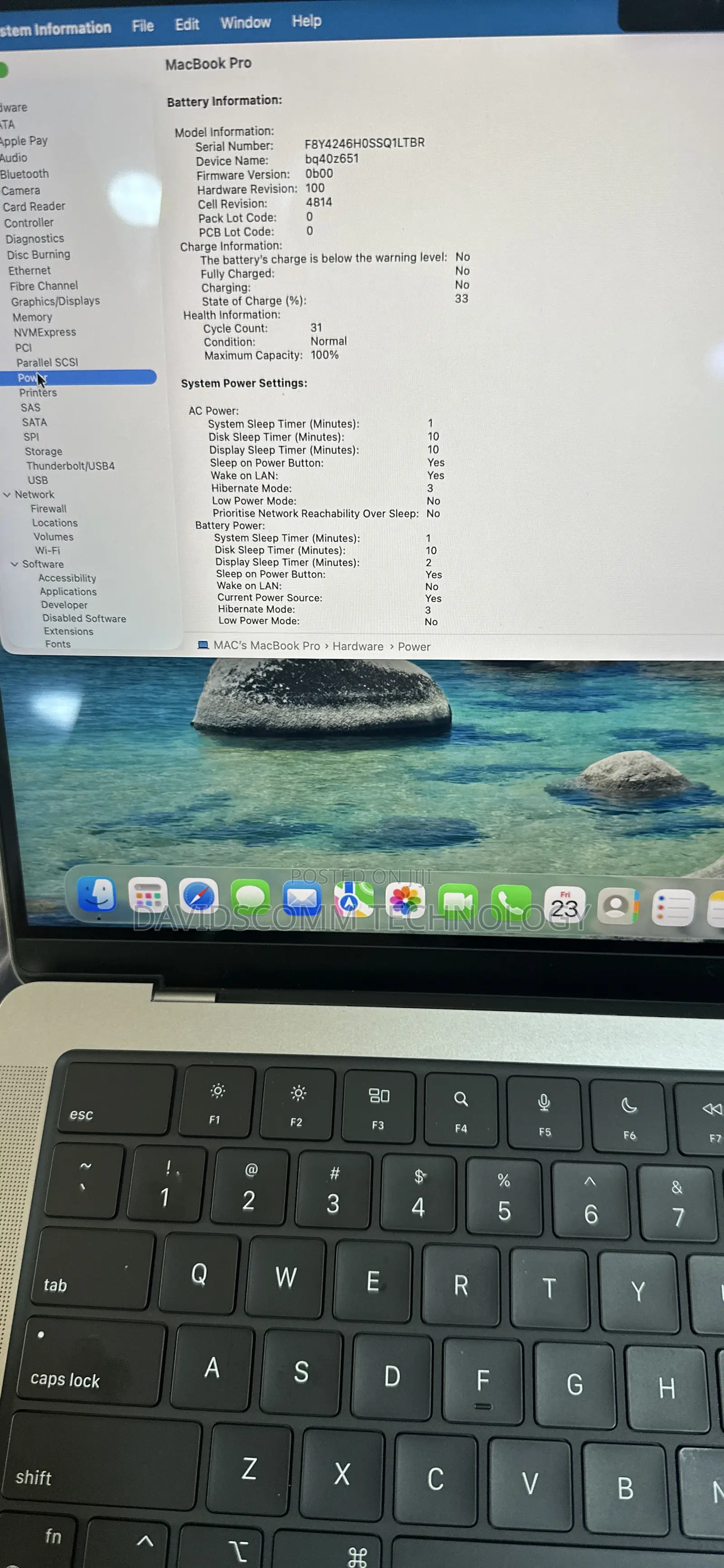 Laptop Apple MacBook Pro 2023 M3 14-Inch 8GB Apple M3 SSD 512GB