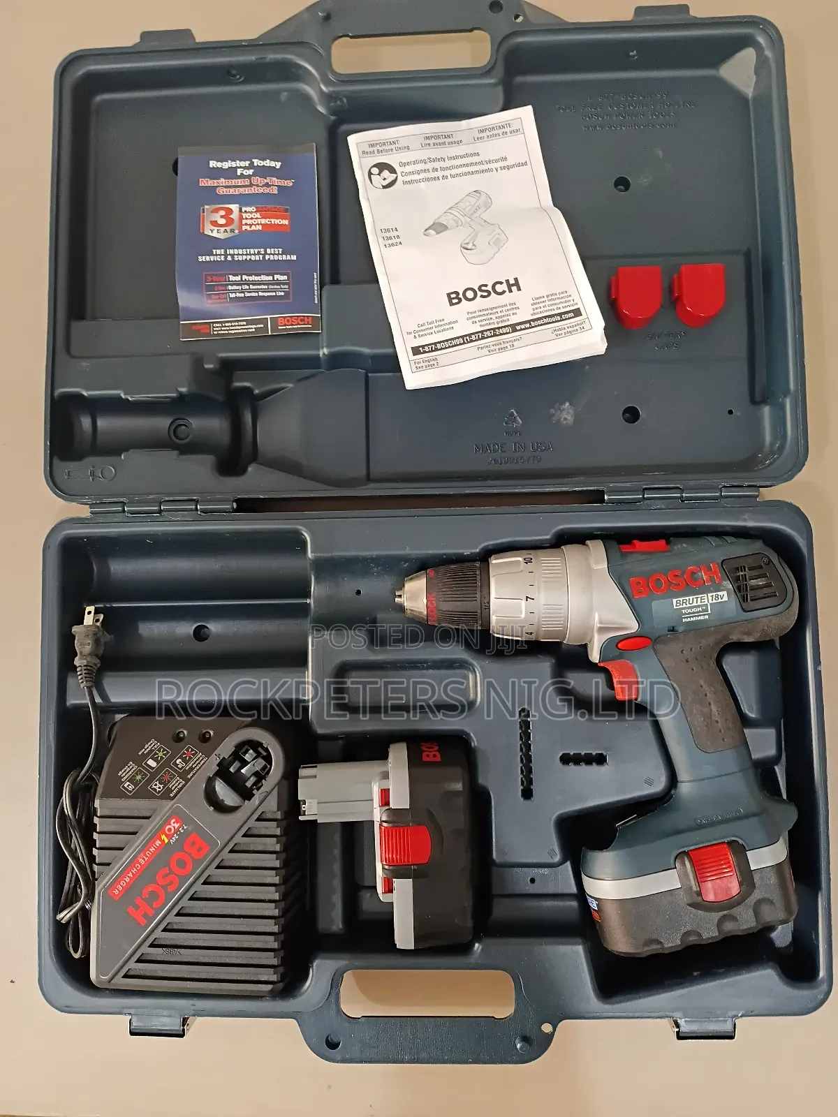 Bosch 13618-2g 18-volt 1/2-inch Cordless Hammer Drill/Driver Kit.