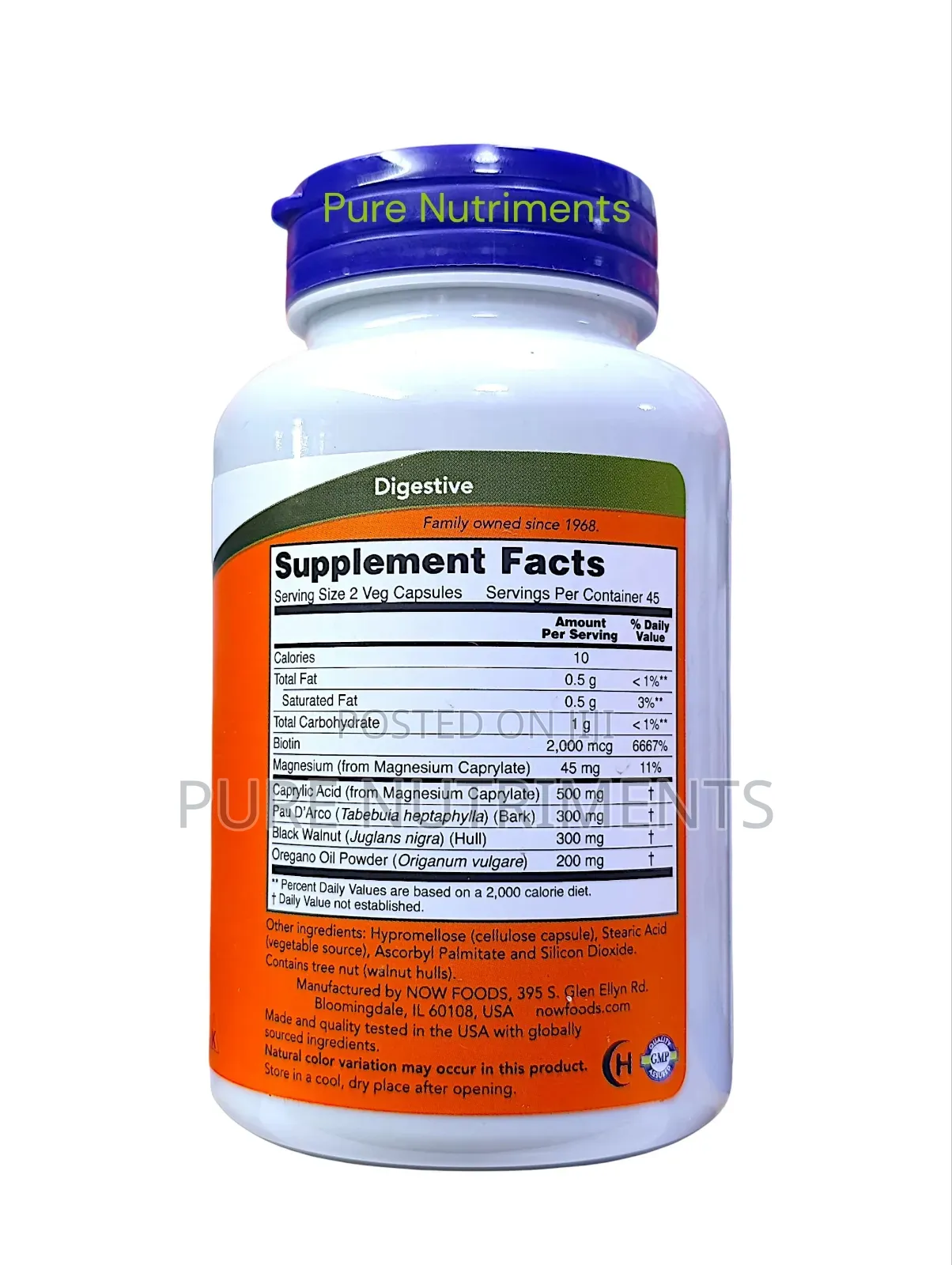 Now Candida Support – Gut Yeast Cleanse Supplement (90 Capsules)