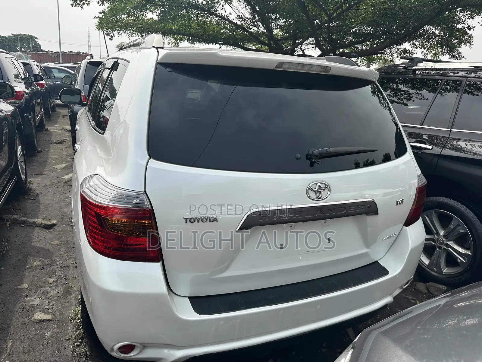 Toyota Highlander Limited 2008 White