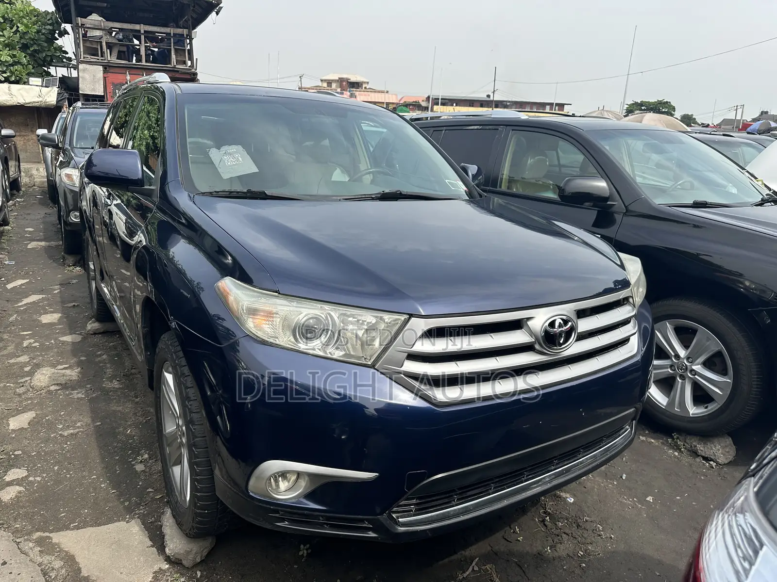 Toyota Highlander Limited 2012 Blue
