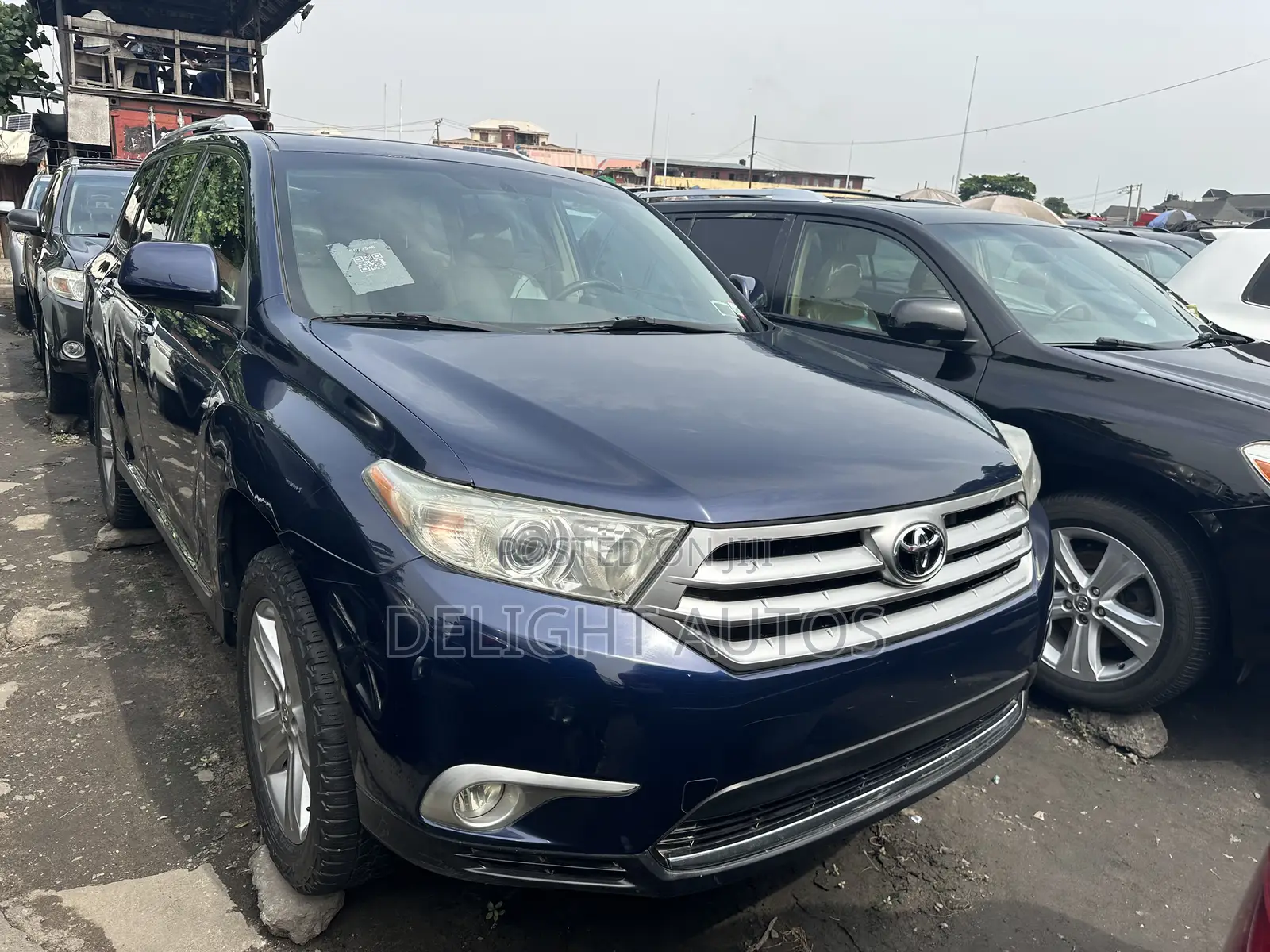 Toyota Highlander Limited 2012 Blue