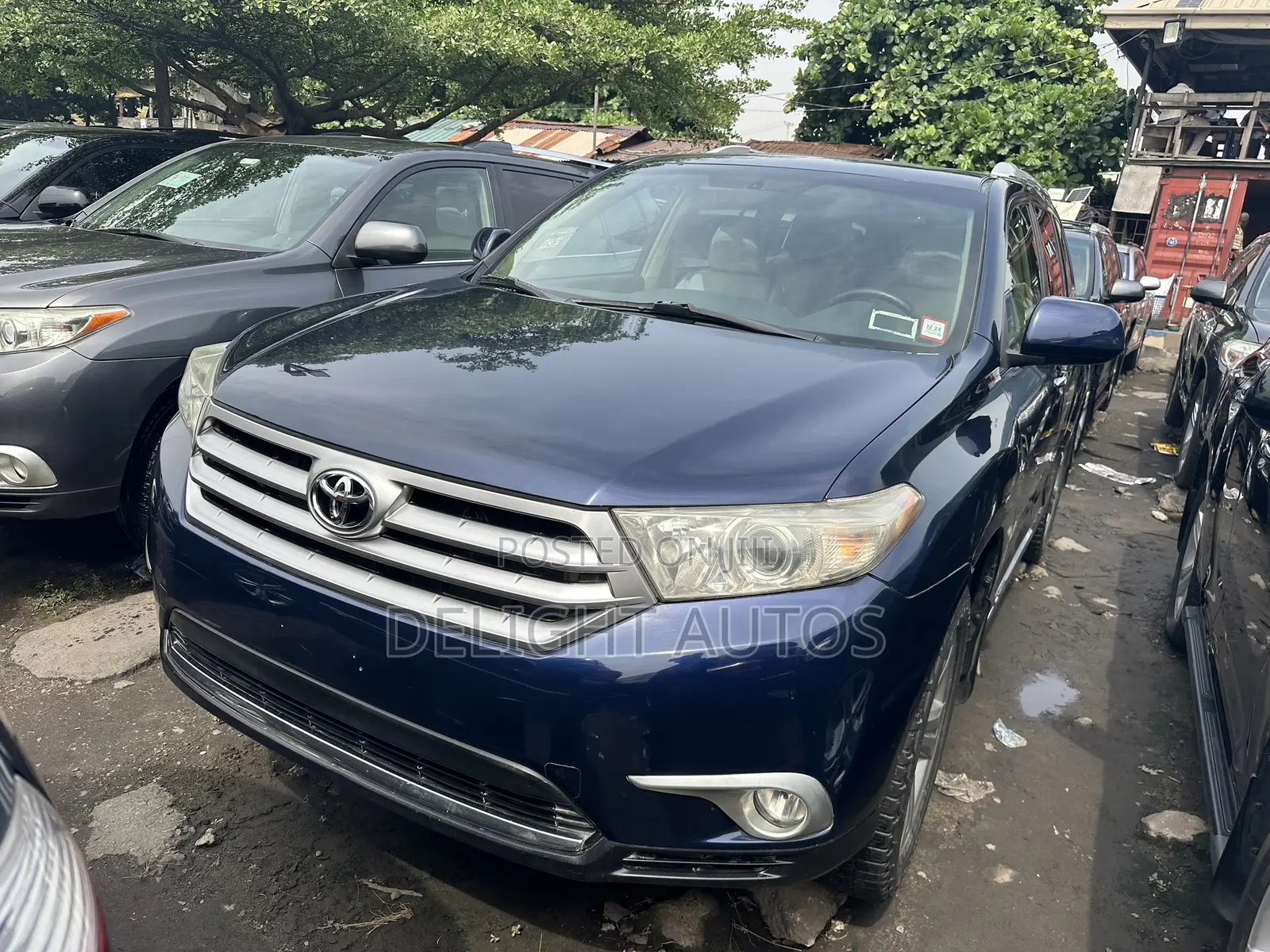 Toyota Highlander Limited 2012 Blue