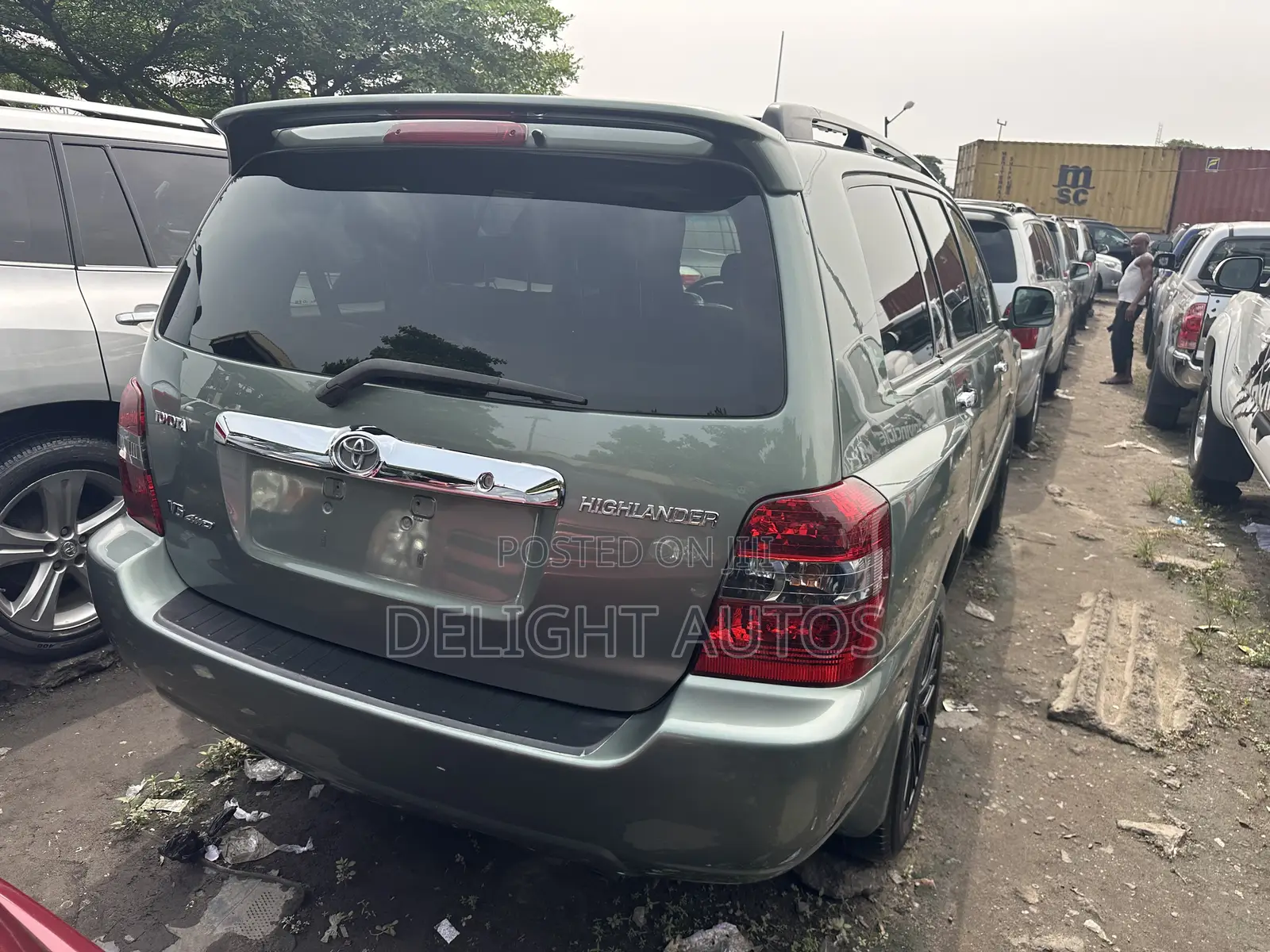 Toyota Highlander V6 2005 Green