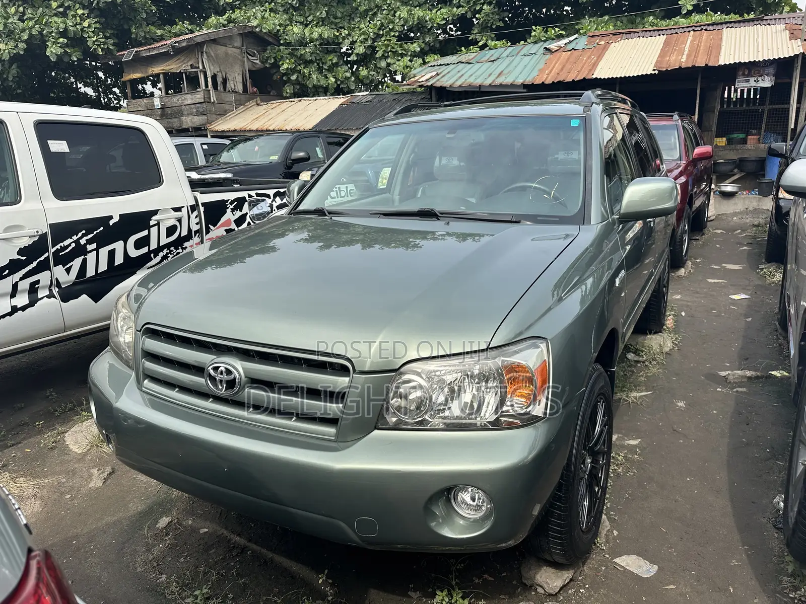 Toyota Highlander V6 2005 Green