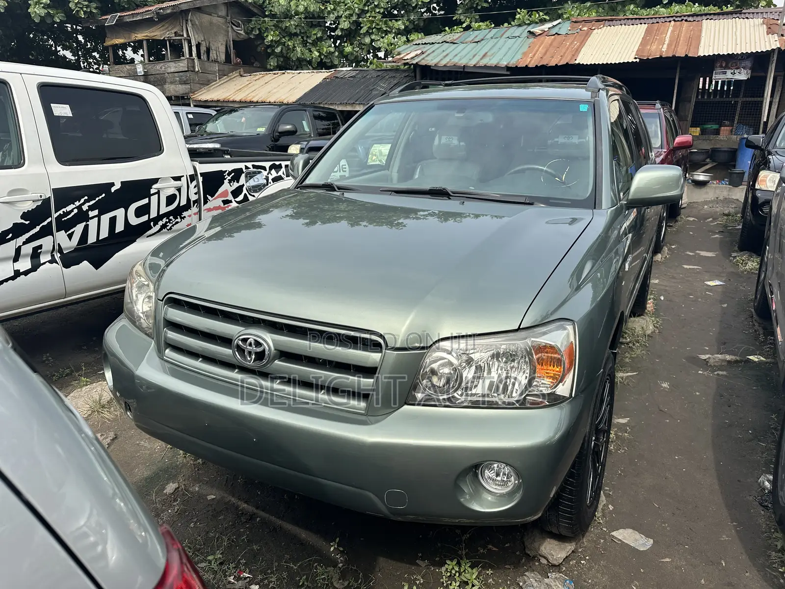 Toyota Highlander V6 2005 Green