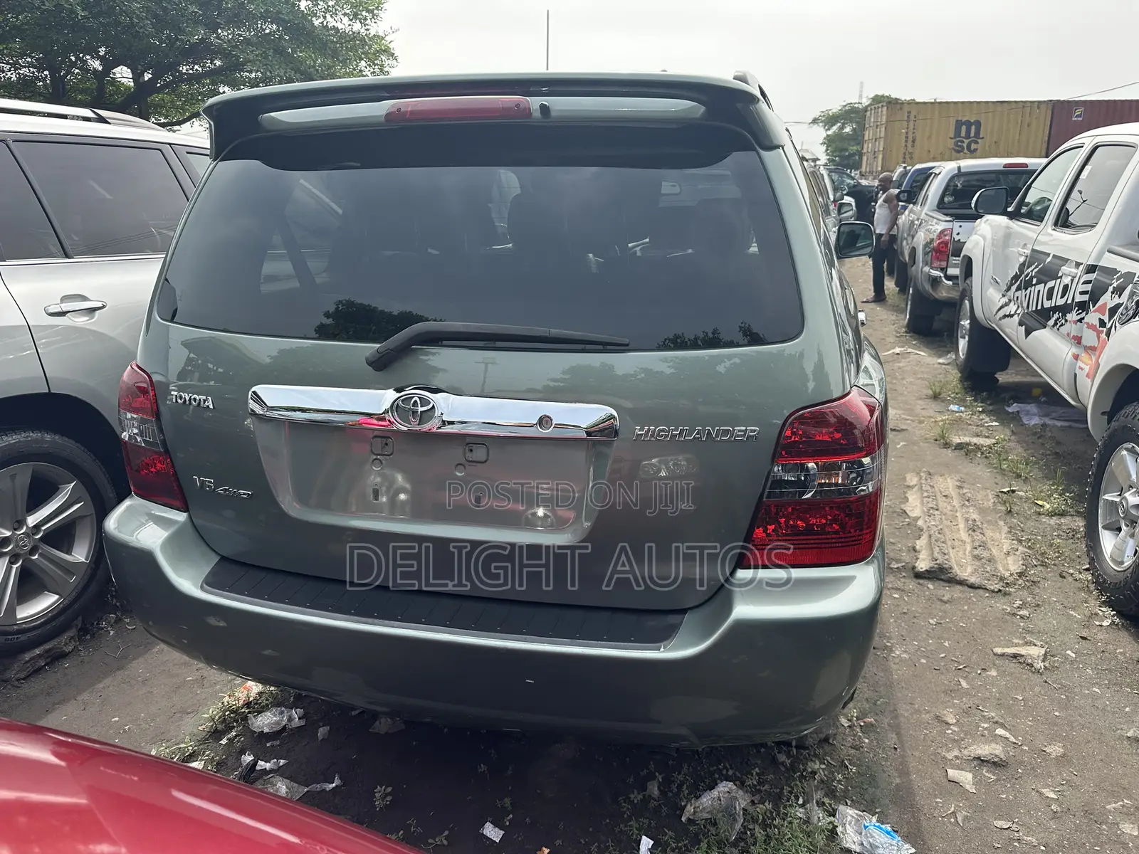 Toyota Highlander V6 2005 Green