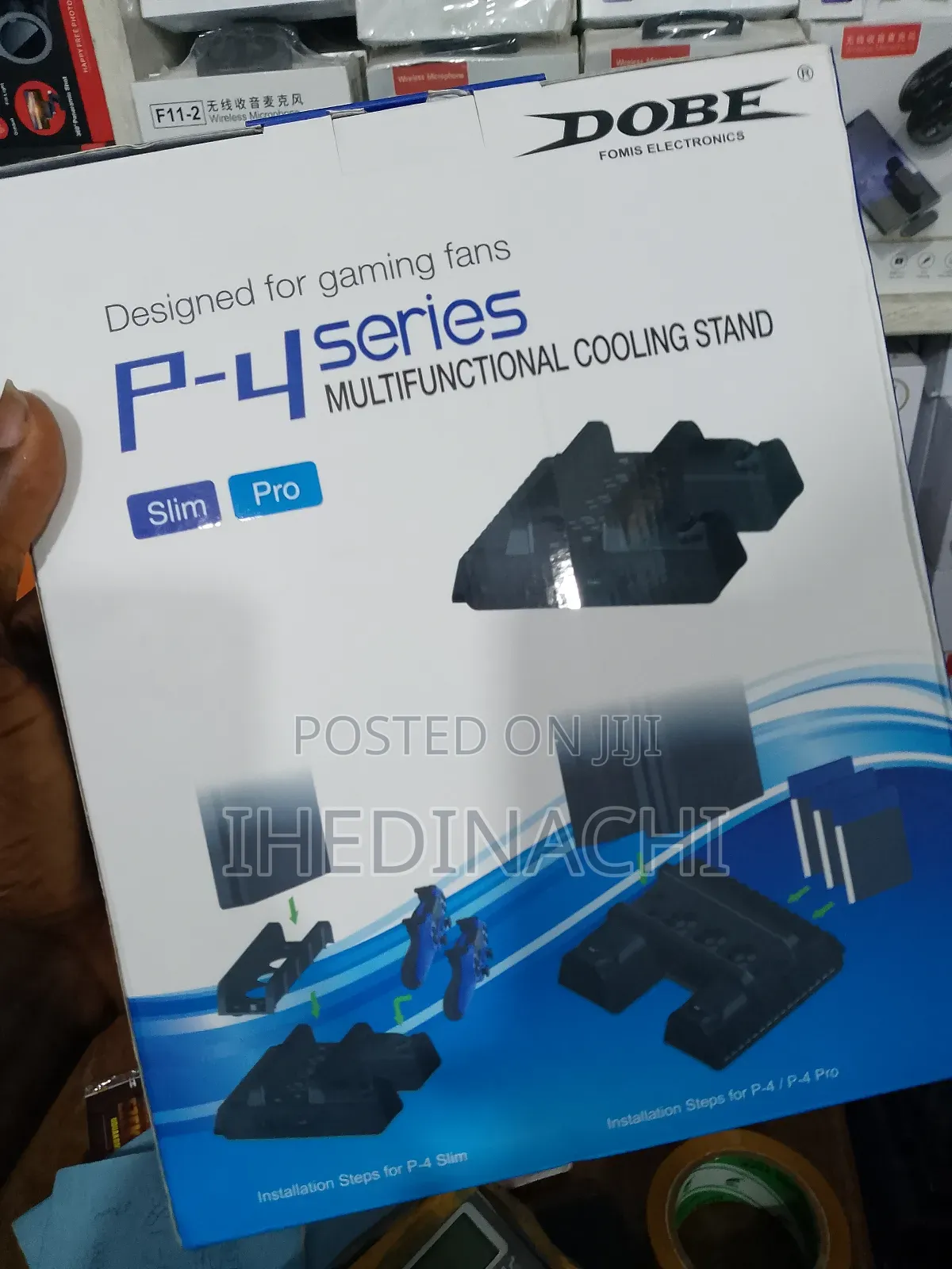 Multifunctional Vertical Cooling Stand for Ps4 Slim Pro
