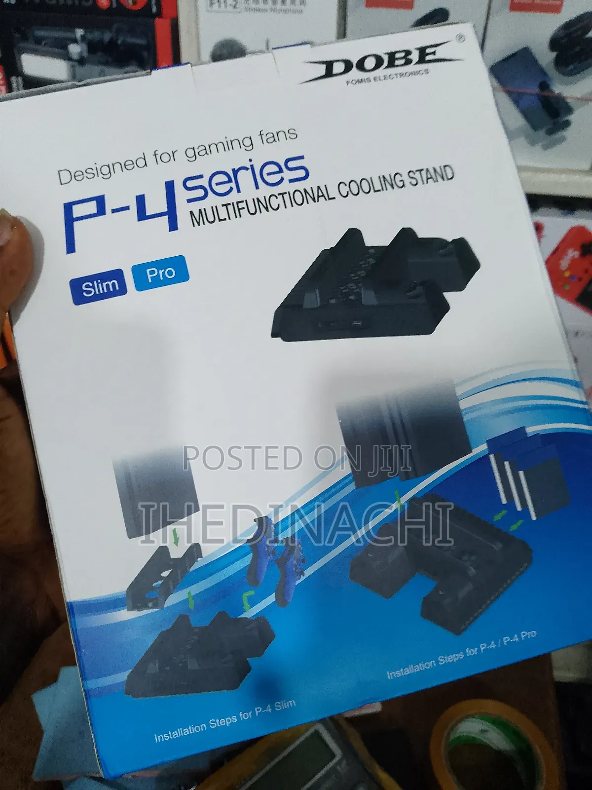 Multifunctional Vertical Cooling Stand for Ps4 Slim Pro