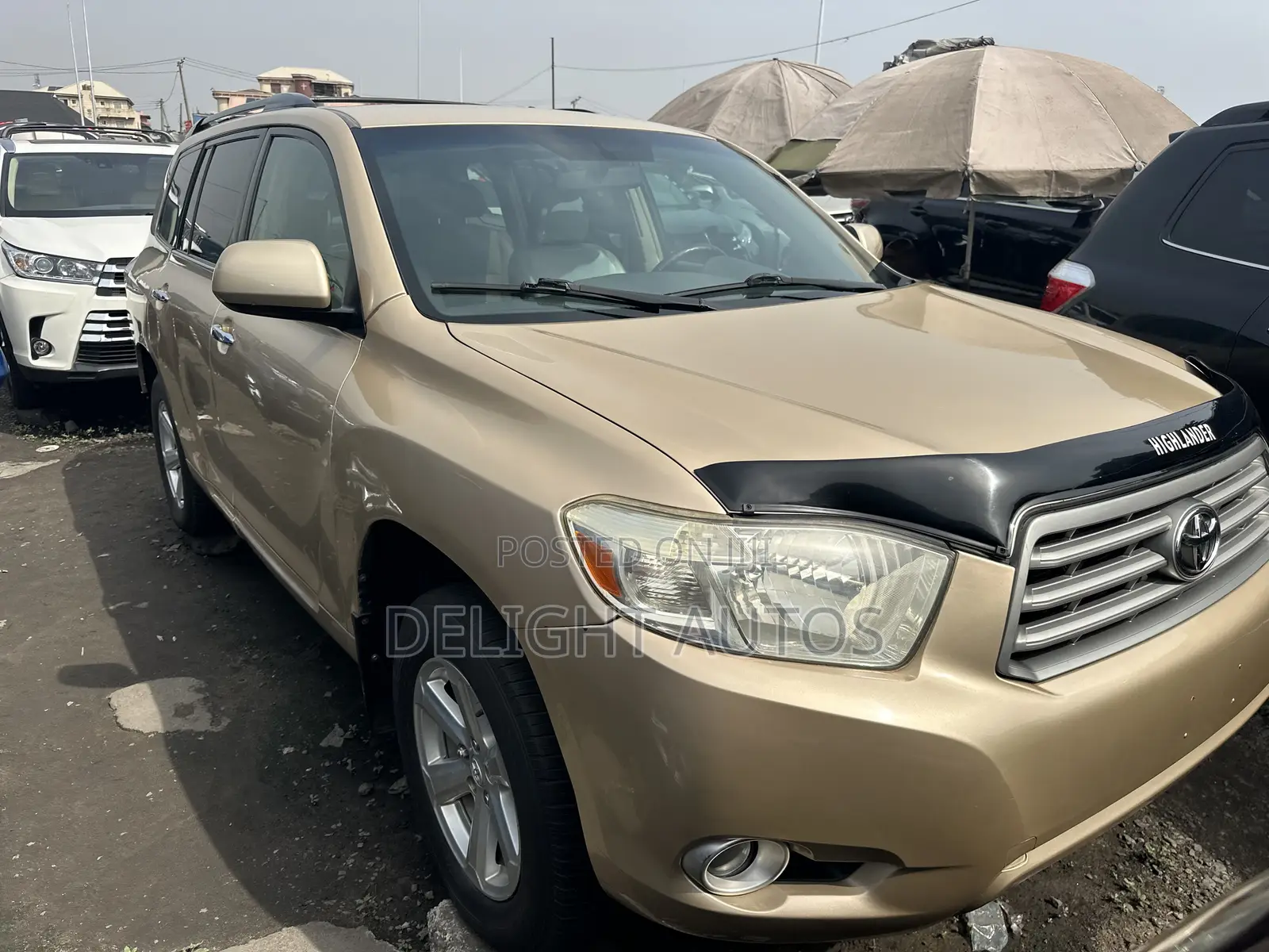 Toyota Highlander Limited 2008 Gold