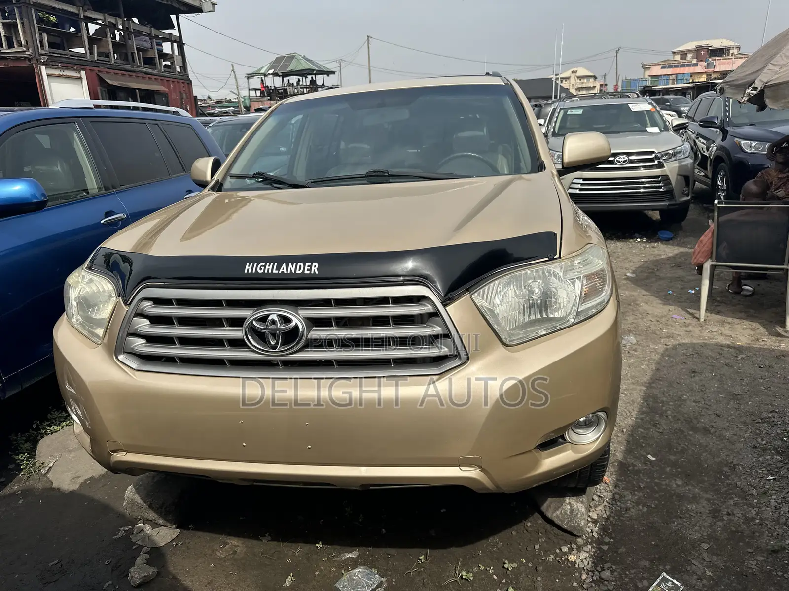 Toyota Highlander Limited 2008 Gold