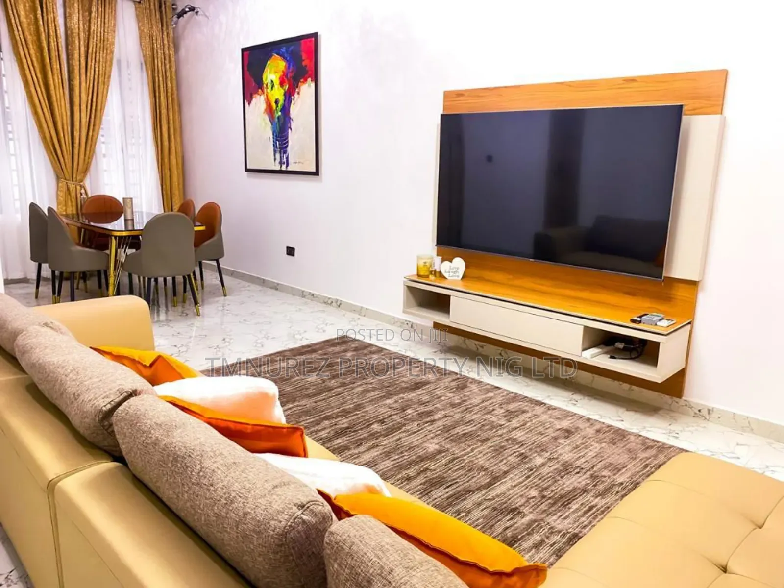 Furnished 4bdrm Duplex in Orchild Road, Chevron for rent