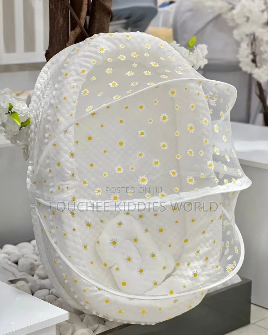 Baby Bed With Decorative Mosquito Net