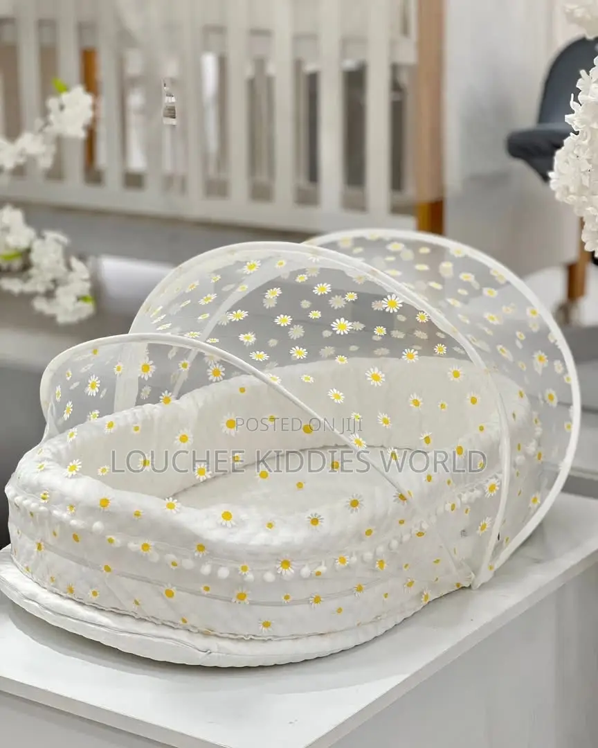 Baby Bed With Decorative Mosquito Net
