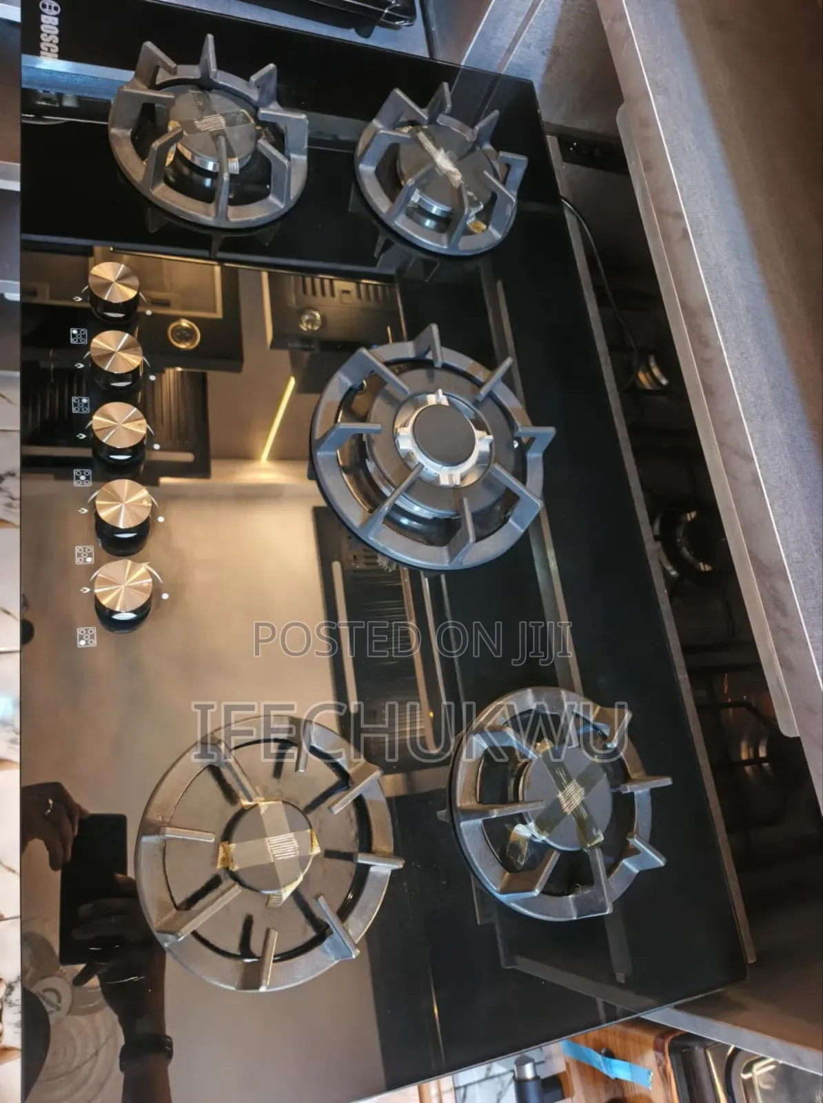 Original Bosch Inbuilt 5 Burners Gas Cooker Hob ( With Blueflame Light