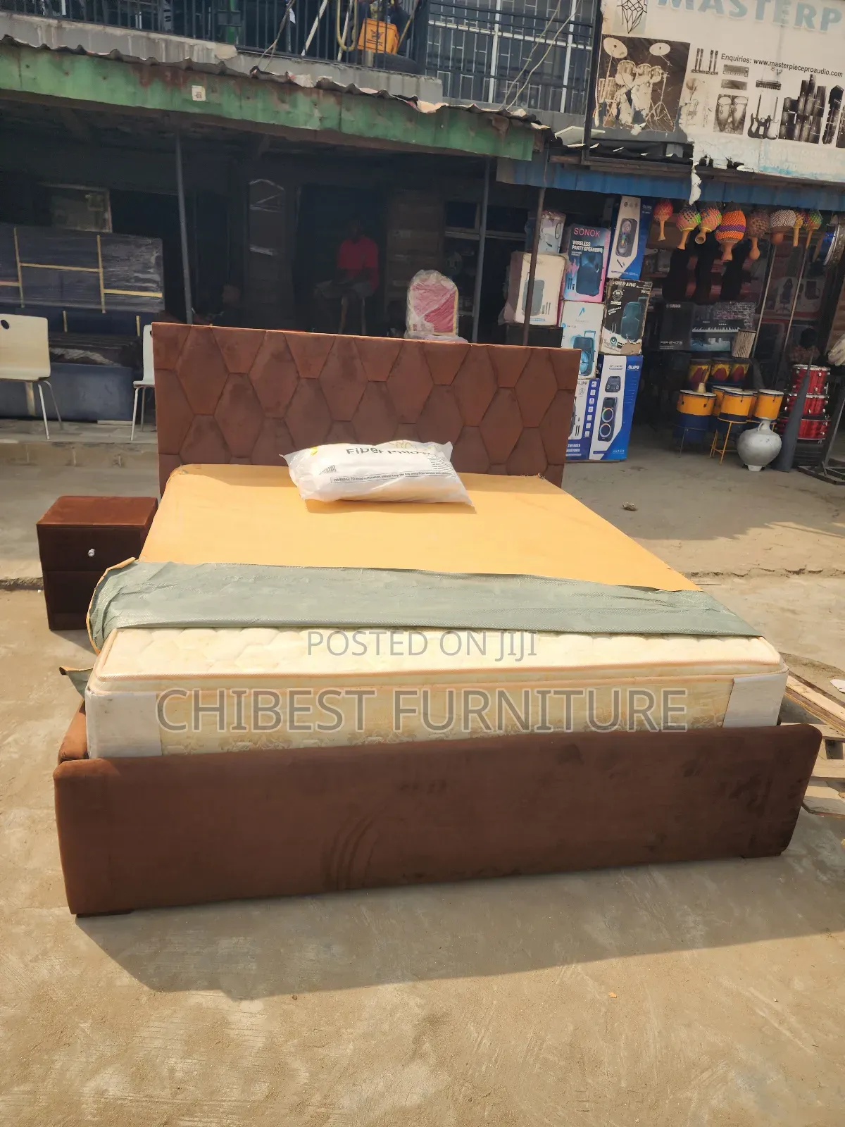 6by6 Brand New Padded Bed Stand