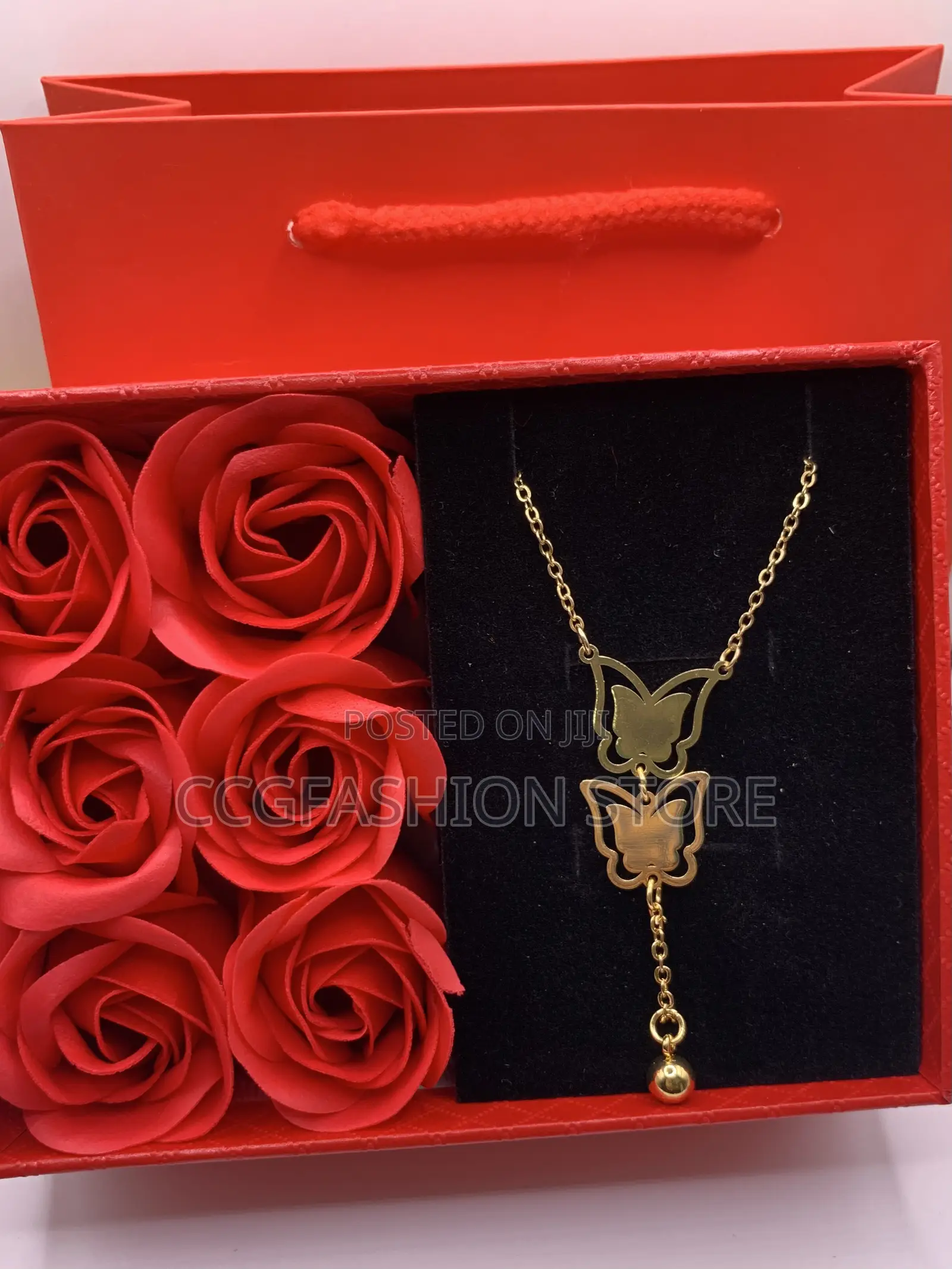Rose Box of Necklaces