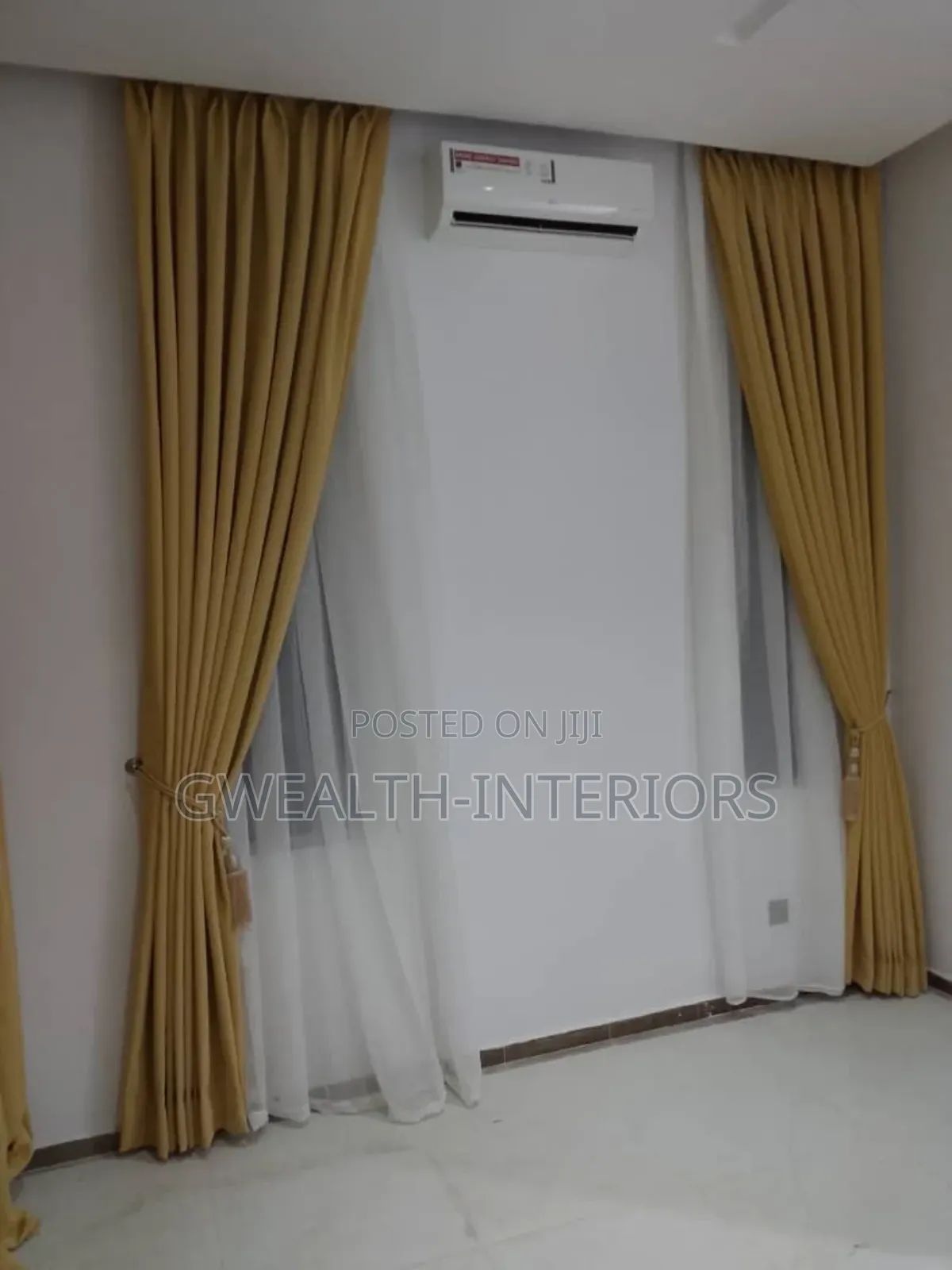 Gold Turkish Curtains Available