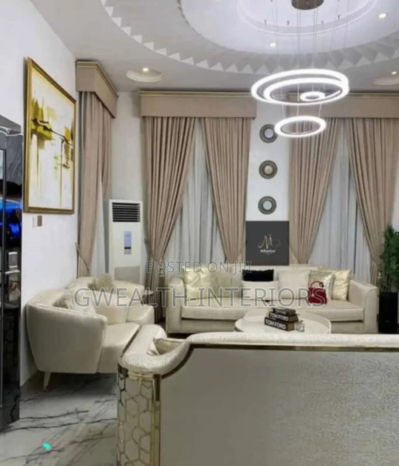 Beautiful Beige Turkish Curtains