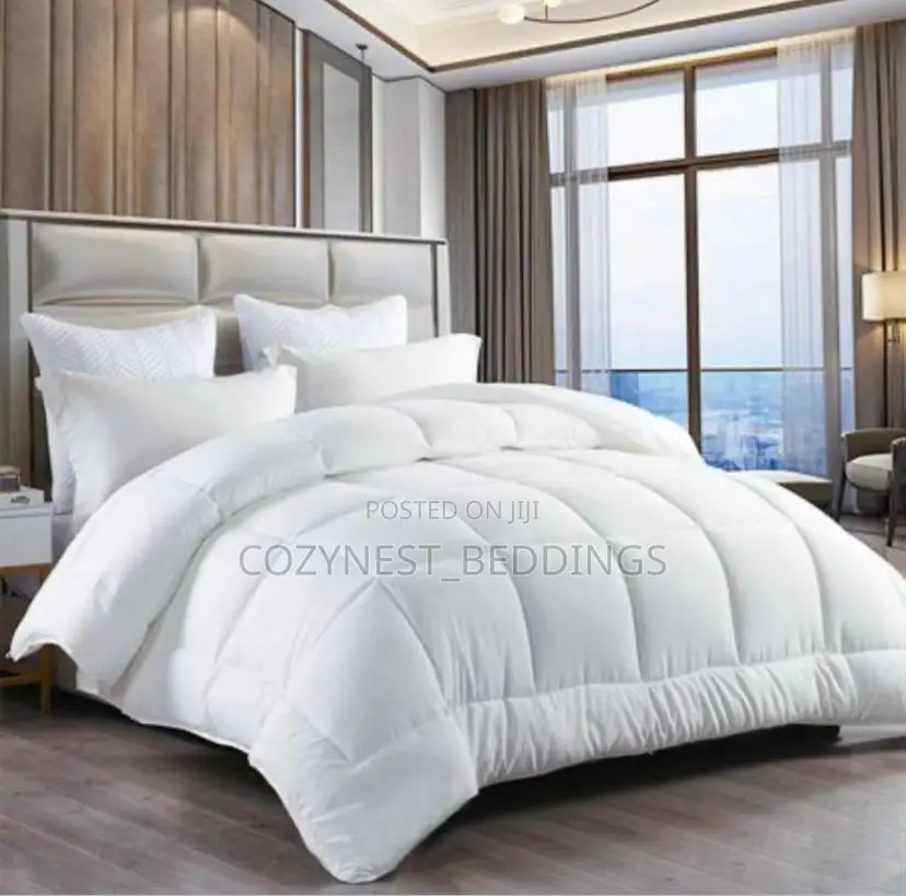 White Duvet Set – 100% American Cotton Hotel Bedding (4x6)