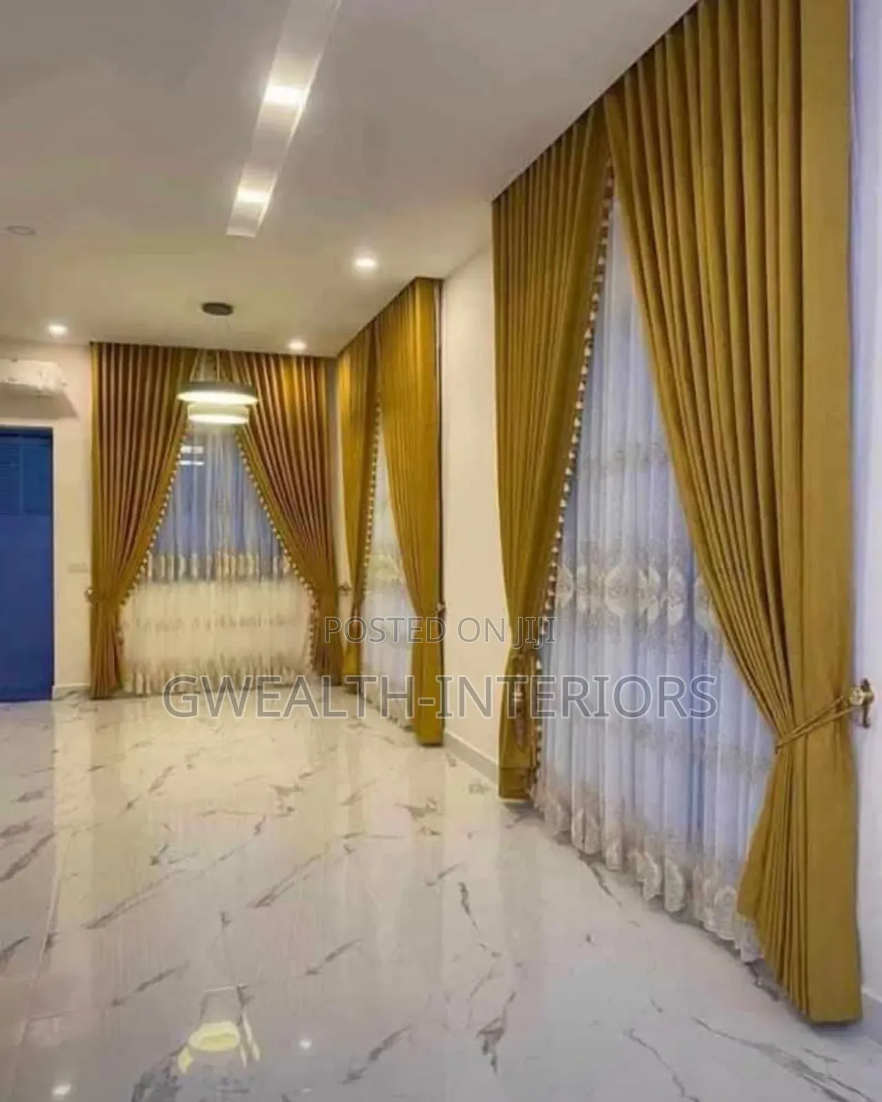 Gold Turkish Curtains