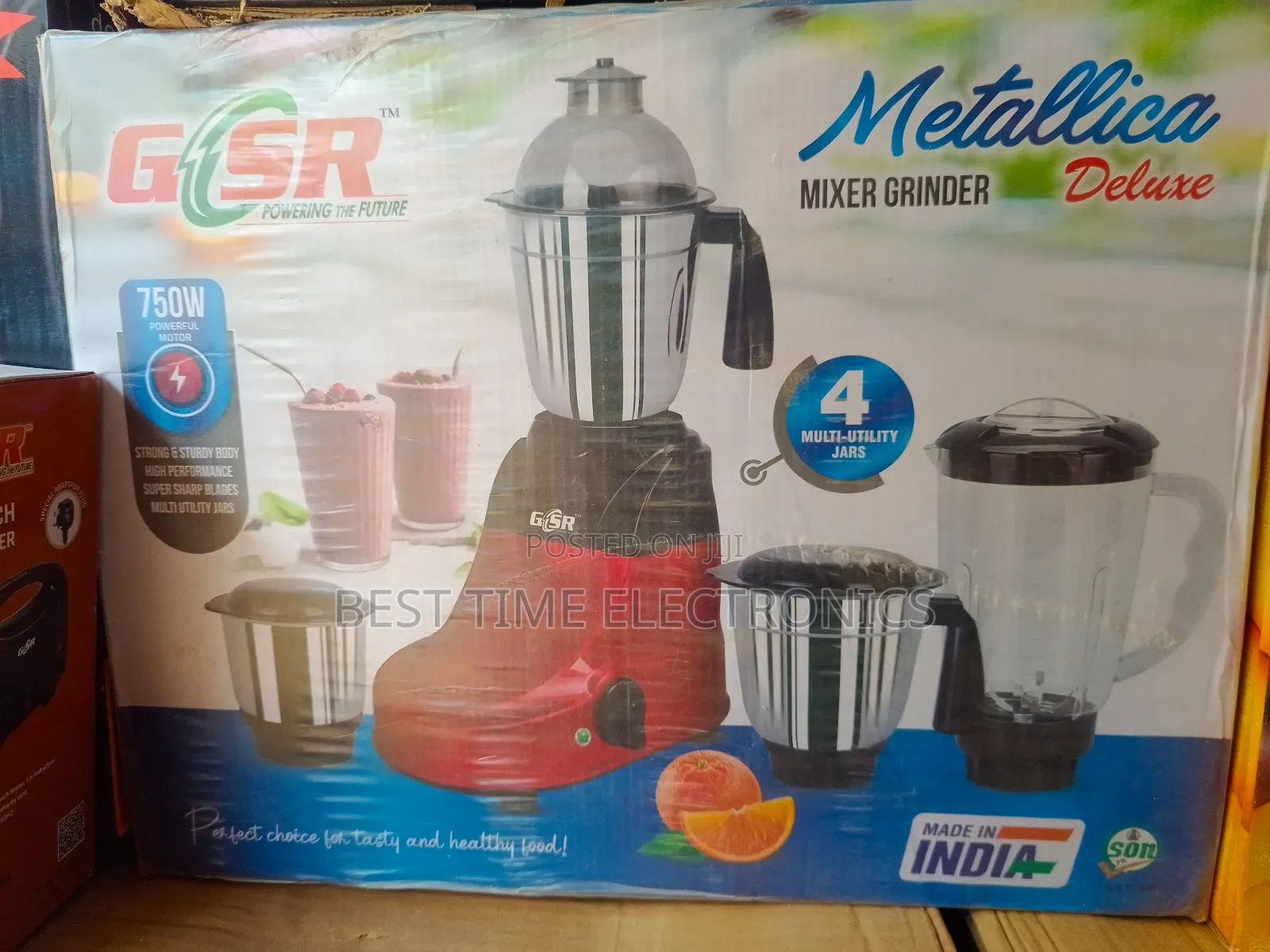 GSR (India) Metallica Mixer Grinder Deluxe