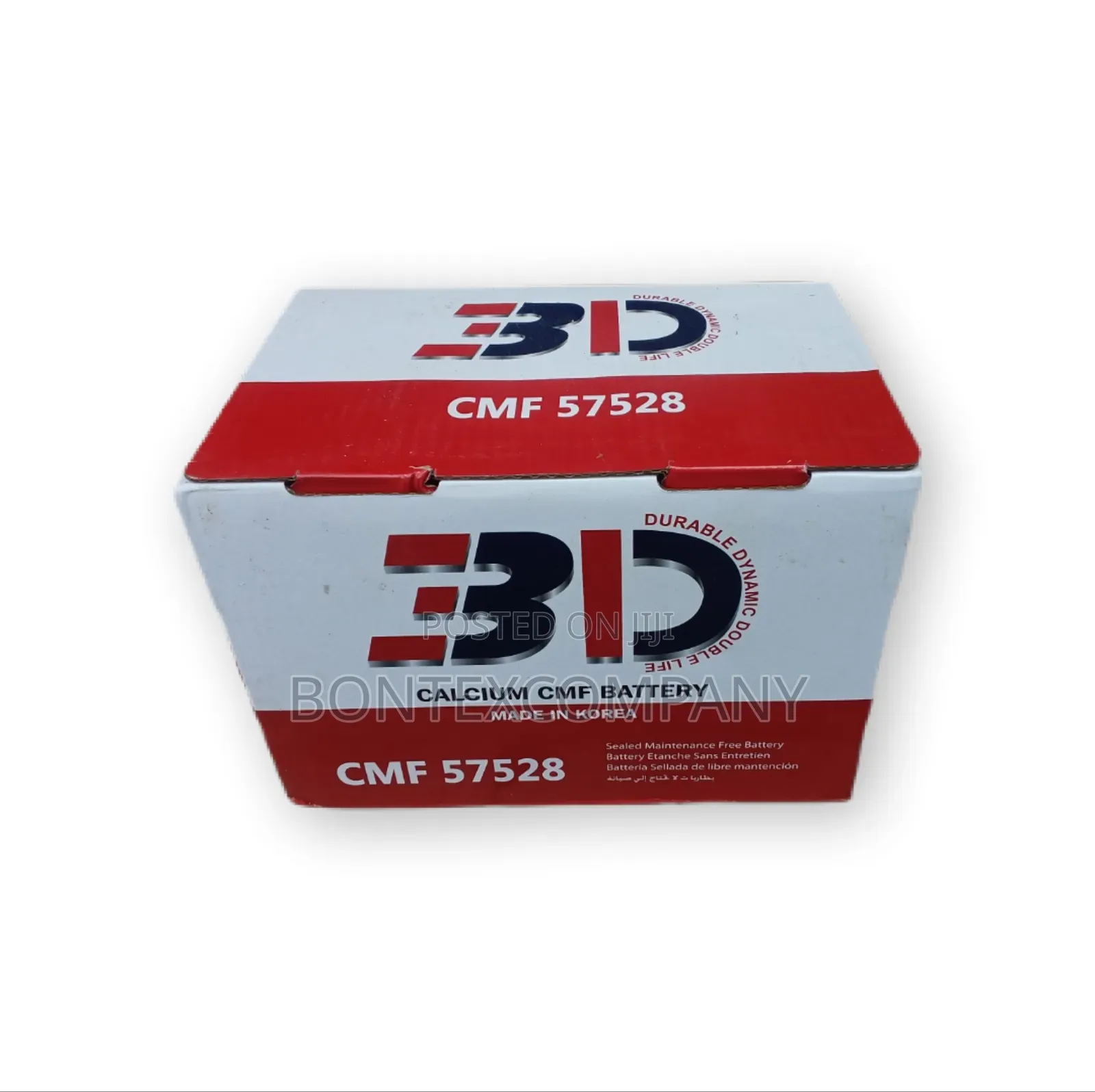 3d Calcium CMF 12v 75ah Sealed Maintenance-Free Car Battery
