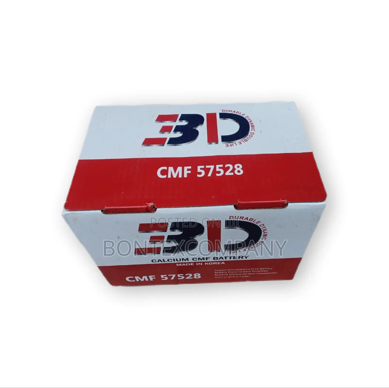 3d Calcium CMF 12v 75ah Sealed Maintenance-Free Car Battery