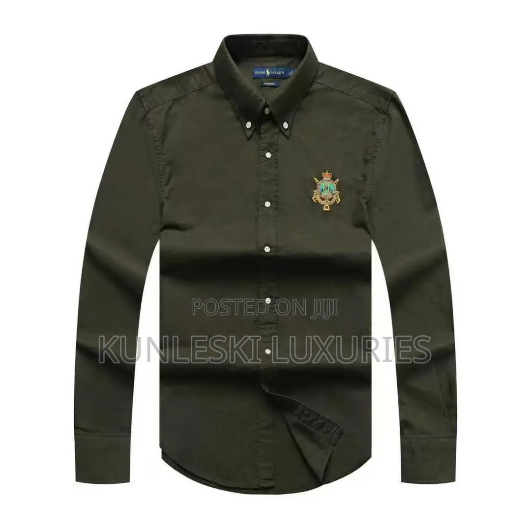 Original Polo Ralph Lauren Big Badges Crest Long Sleeve Shirt