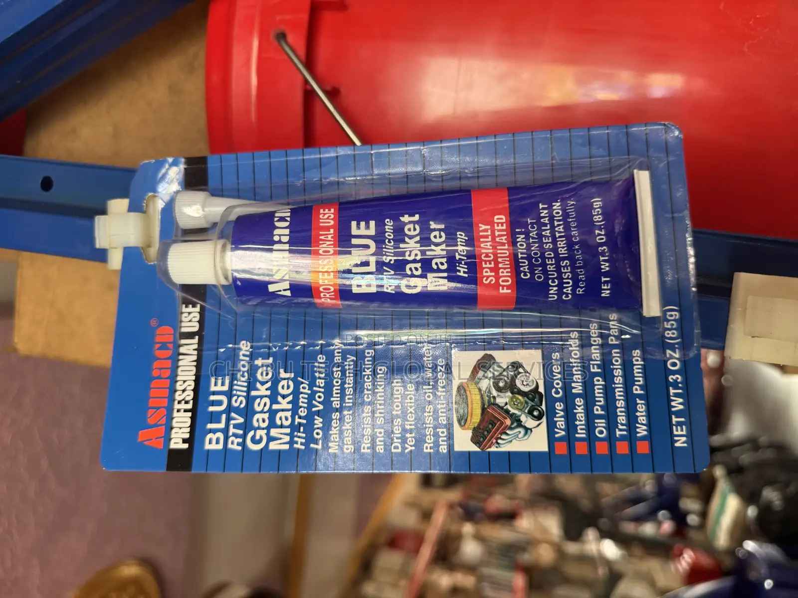 Abro Blue RTV Silicone Gasket Maker.