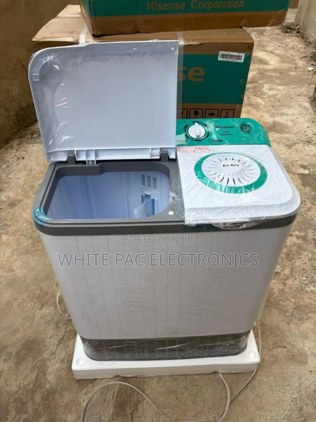 Brand New Hisense Wash Machine 7.5kg ( Twins Door ) Wash & Spin > 1yrs