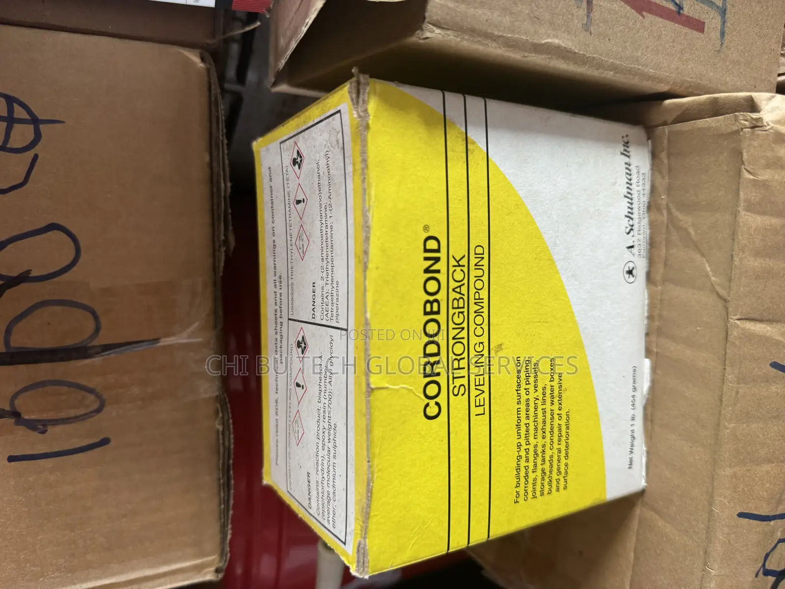 Container of Cordobond