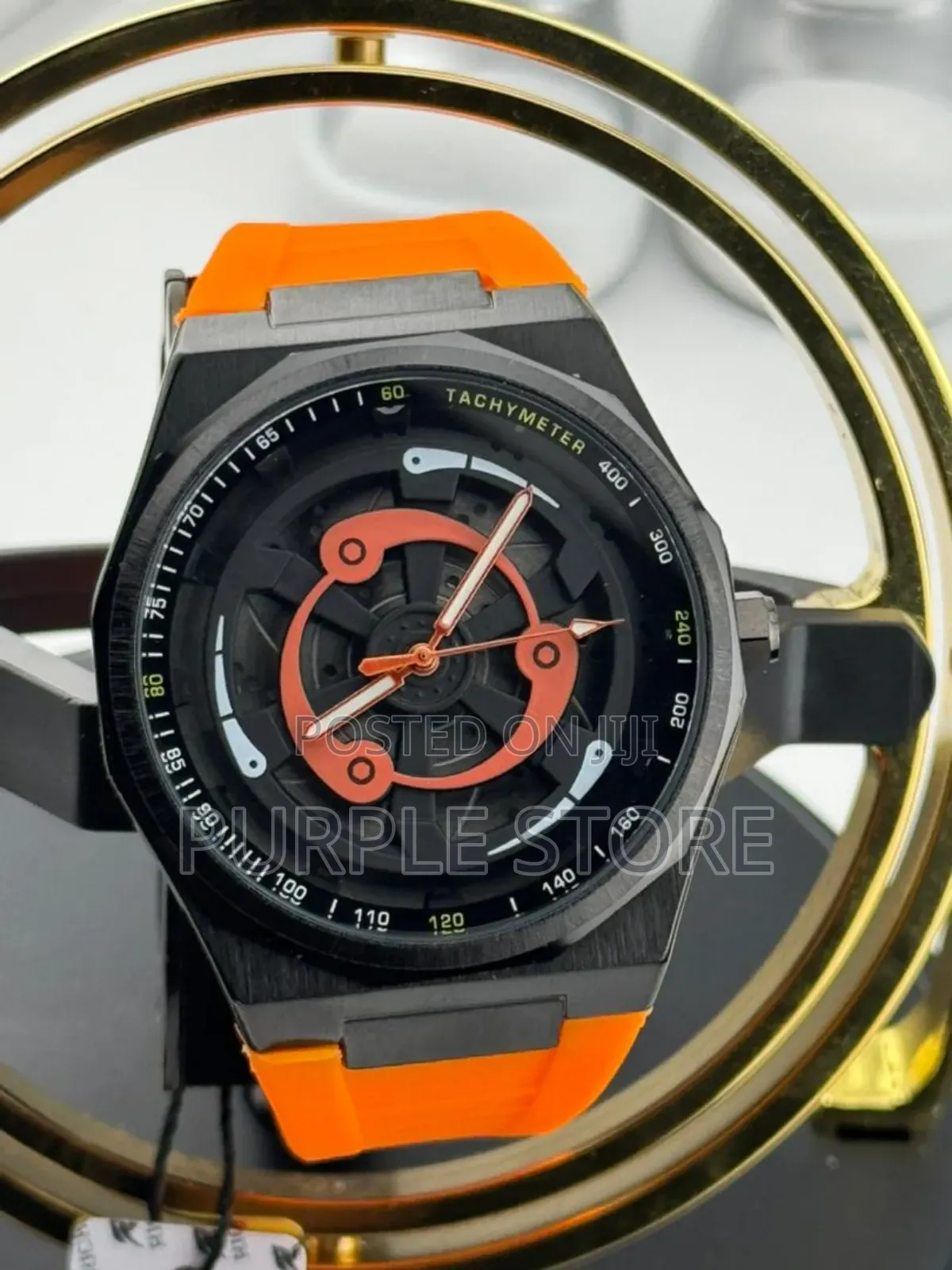 Rick Tachymeter Sport Watch With Rotating Dial